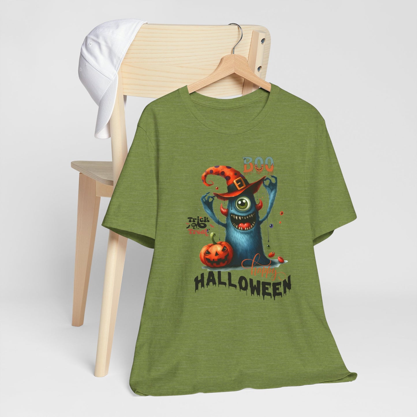 Boo Happy Halloween T-shirt, Happy Halloween T-shirt, Trick Or Treat T-shirt, Halloween T-shirt, Cool Halloween T-shirt, Spooky T-shirt,