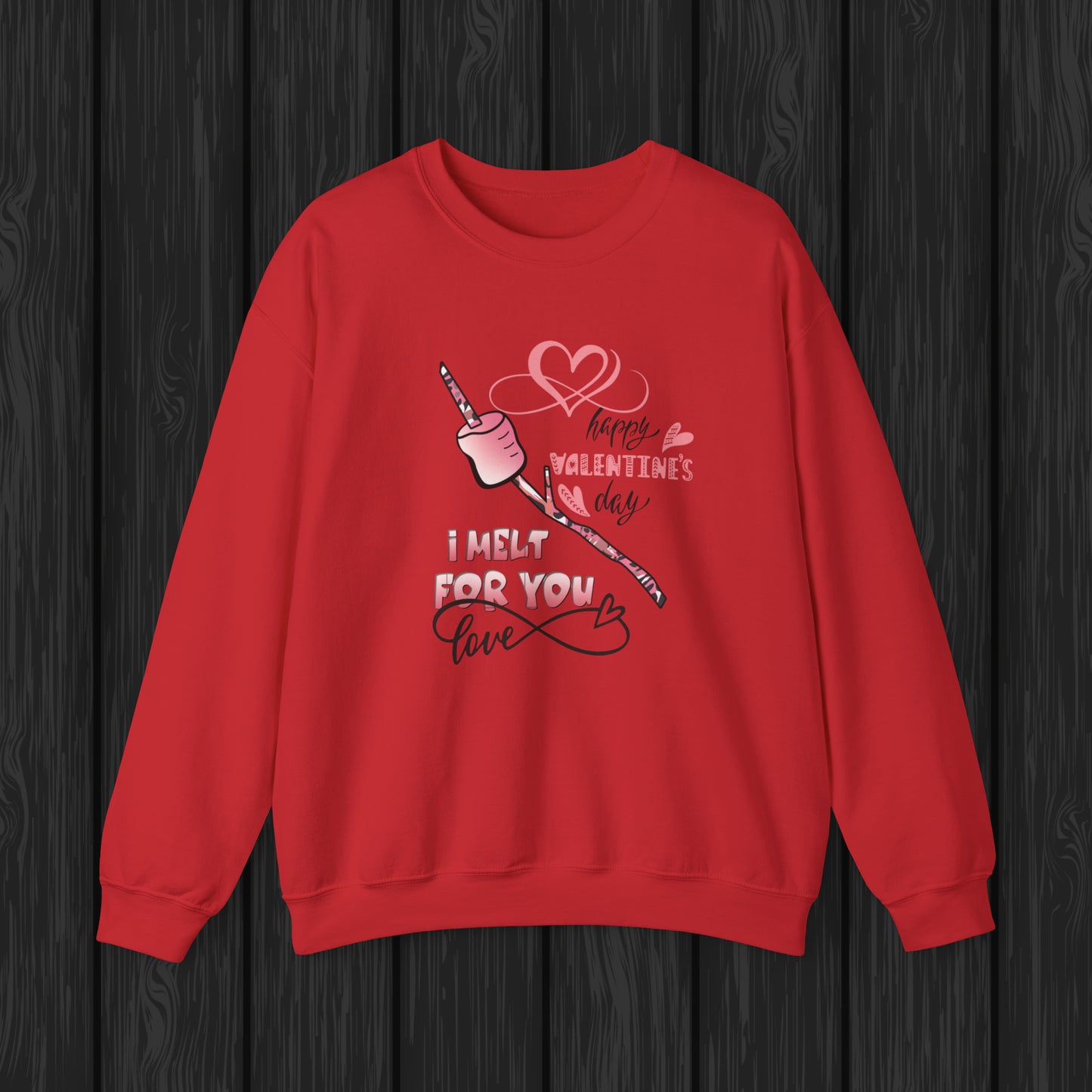 Happy valentines day Unisex Heavy Blend™ Crewneck Sweatshirt