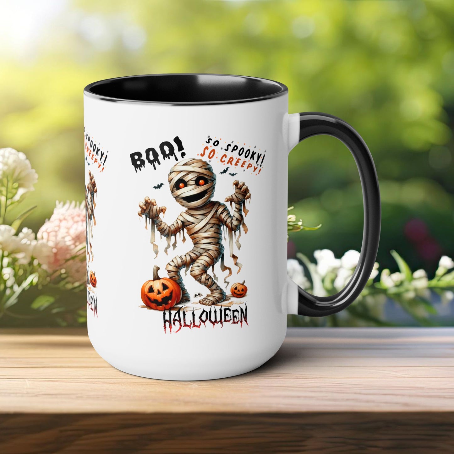 So Spooky So Creepy Halloween Coffee Mug,  Let's Go Halloween Coffee Mug, Trick or Treat Halloween Coffee Mug, Cute Skeleton Coffee Mug, Spooky Season Halloween Coffee Mug.