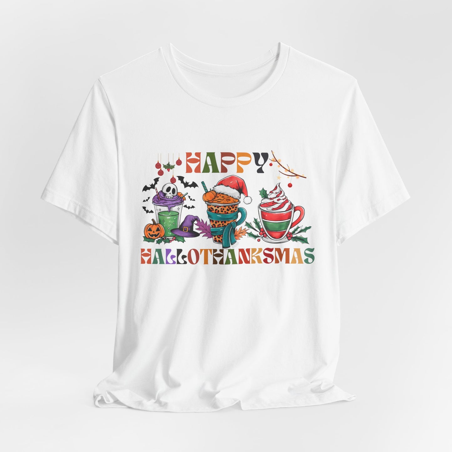 Happy Hellothanksmas T-shirt, Happy Thanksgiving T-shirt, Happy thanksgiving 2024 T-shirt, Thanksgiving Gift,Turkey Shirt, Family Thanksgiving, Holiday Outfit.