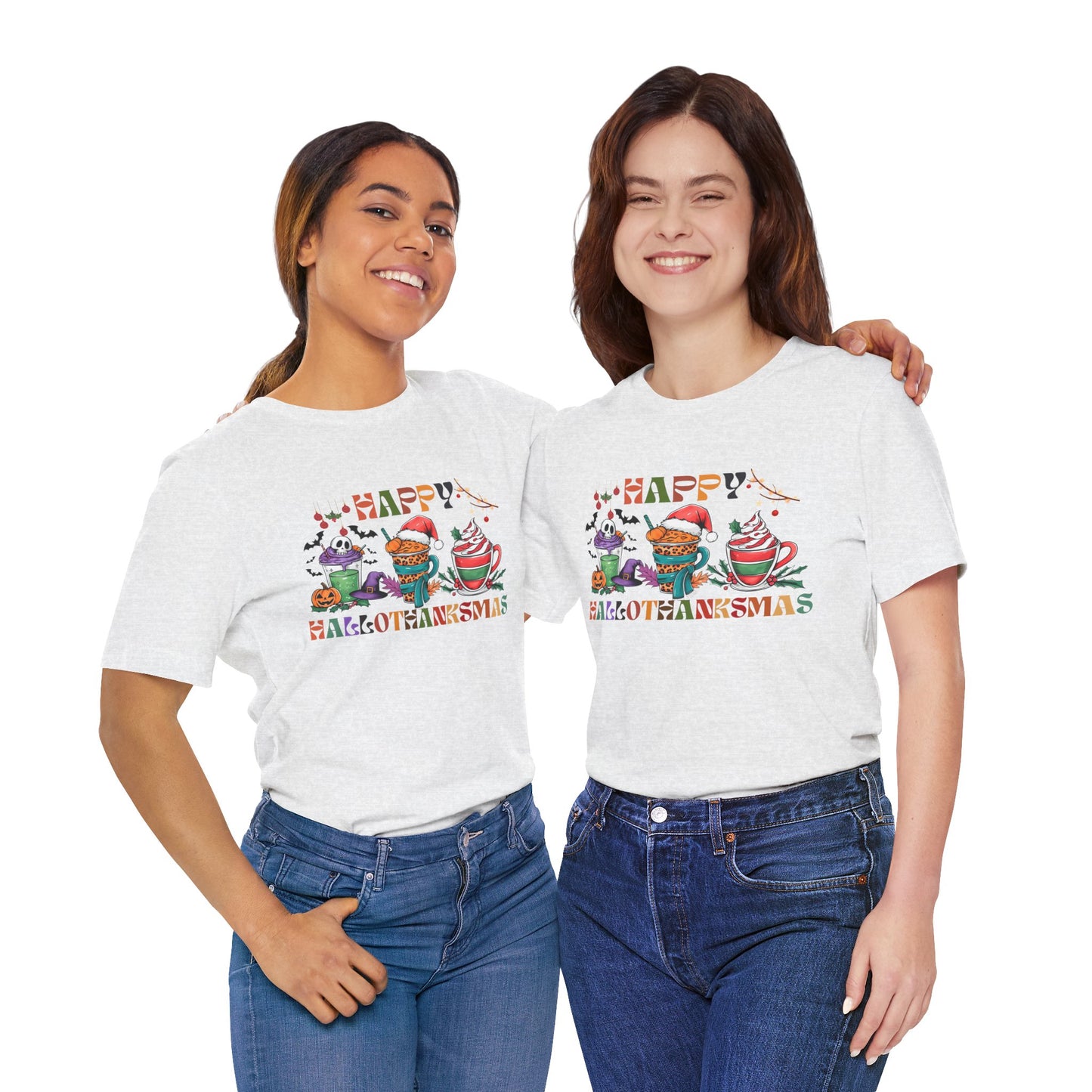 Happy Hellothanksmas T-shirt, Happy Thanksgiving T-shirt, Happy thanksgiving 2024 T-shirt, Thanksgiving Gift,Turkey Shirt, Family Thanksgiving, Holiday Outfit.