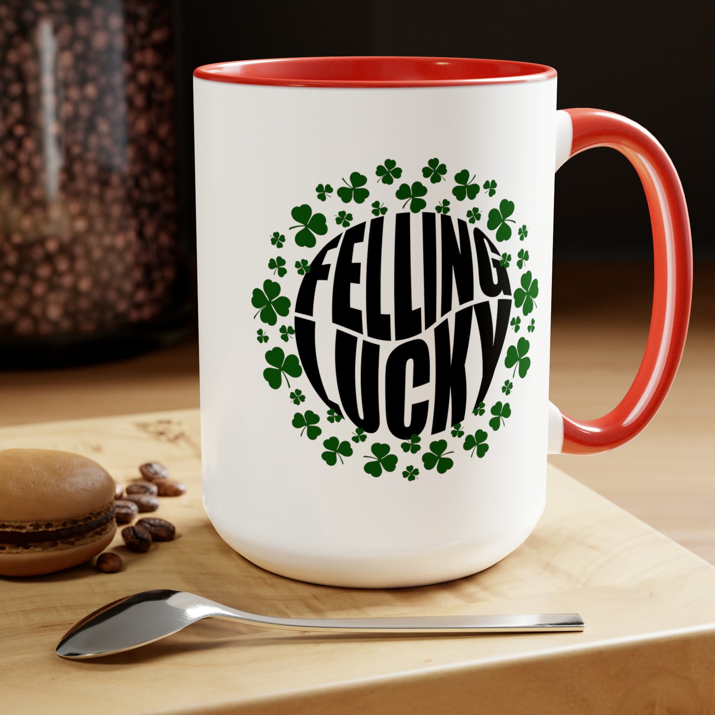 St Patrick's Day two-Tone Coffee Mugs, 15oz