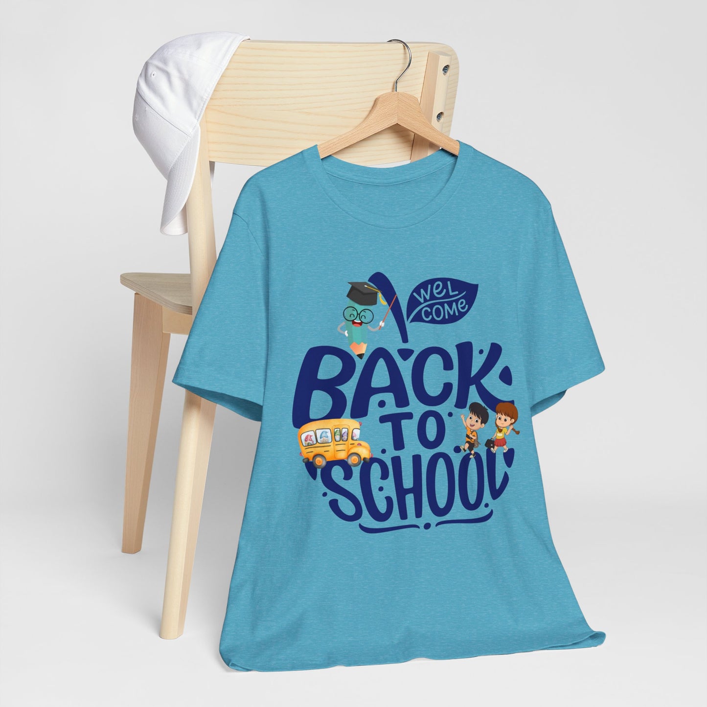 Welcome Back To School T-Shirt, Teacher T-Shirt, Teacher Back To school unisex jersey short sleeve.First Day Vibes T-Shirt.