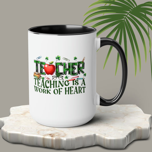 St Patrick's Day two-Tone Coffee Mugs, 15oz