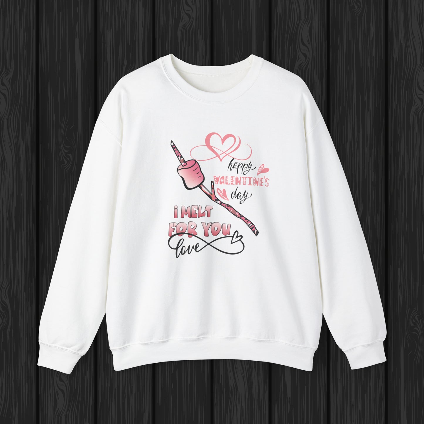 Happy valentines day Unisex Heavy Blend™ Crewneck Sweatshirt