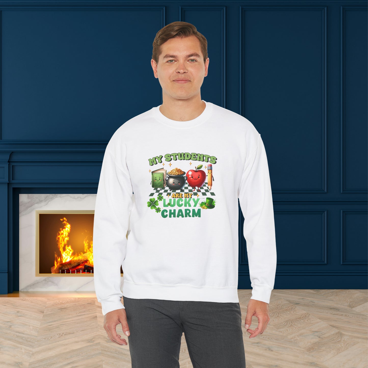 St Patrick's Day Unisex Heavy Blend™ Crewneck Sweatshirt