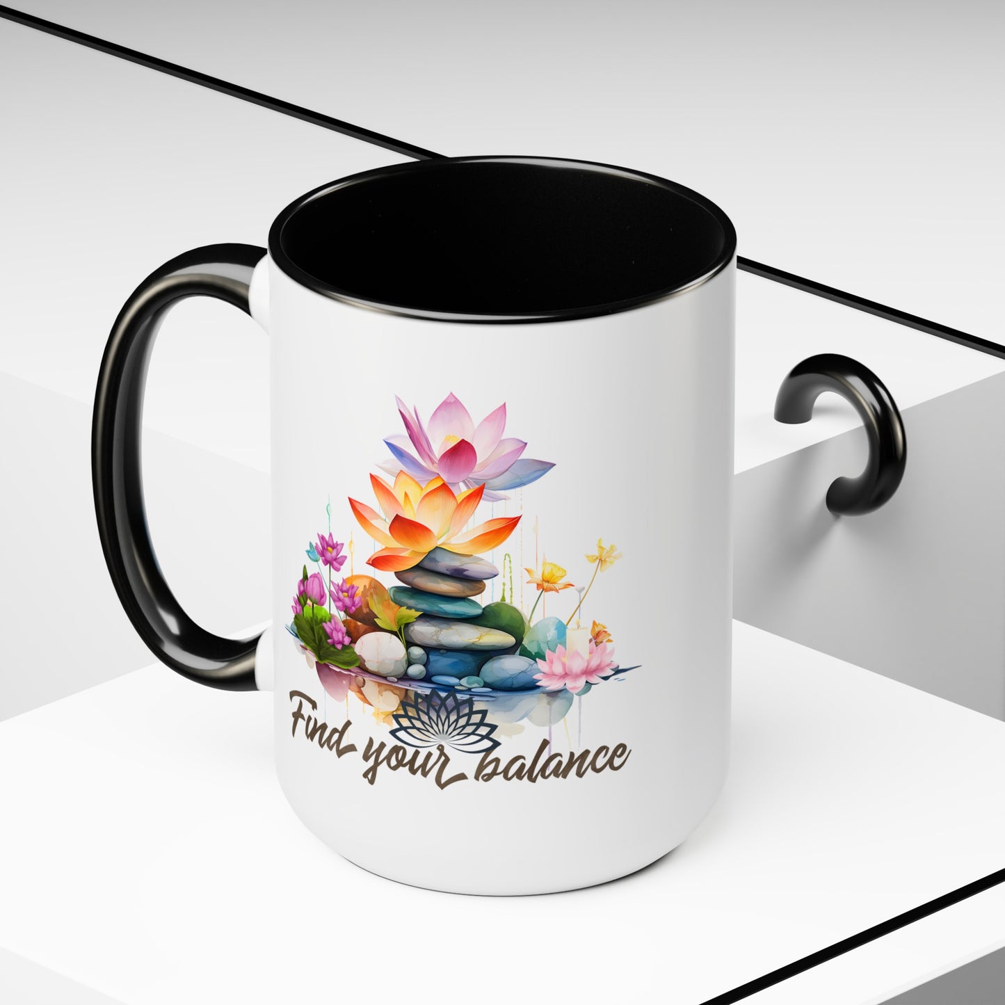 Find Your Balance Yoga Coffee Mug, Cute Yoga Coffee Mug, Yoga lovers Coffee Mug, Yoga Instructor Gift, Gift For Yoga lover, Gift For Yogi.