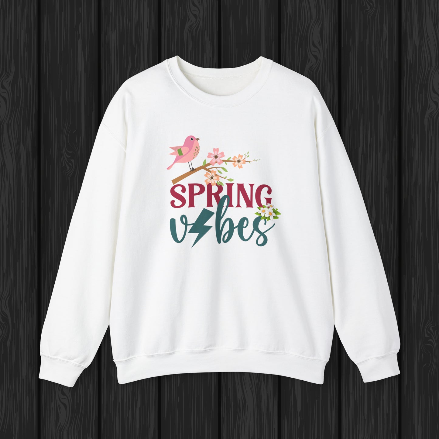 Spring Vibes Unisex Crewneck Sweatshirt