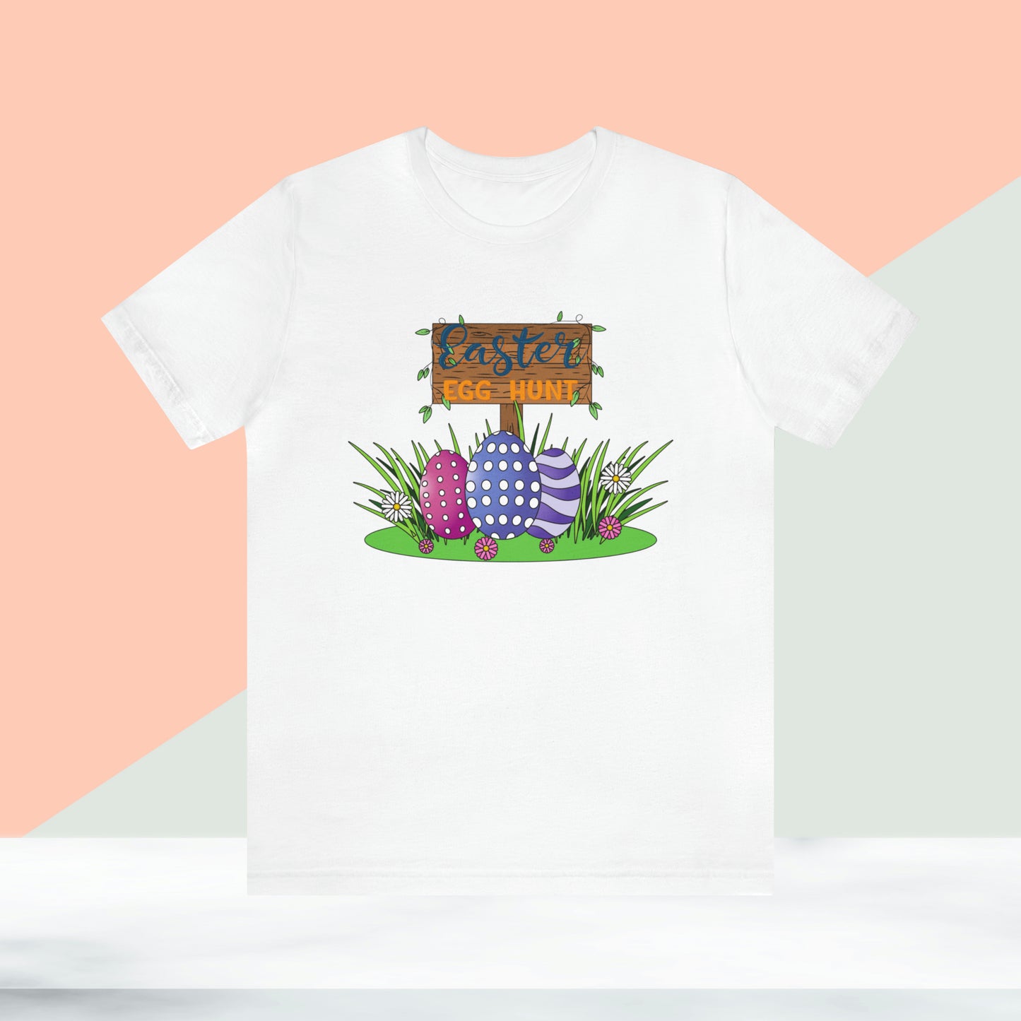 Easter Egg Hunt Unisex Jersey Short Sleeve Tee