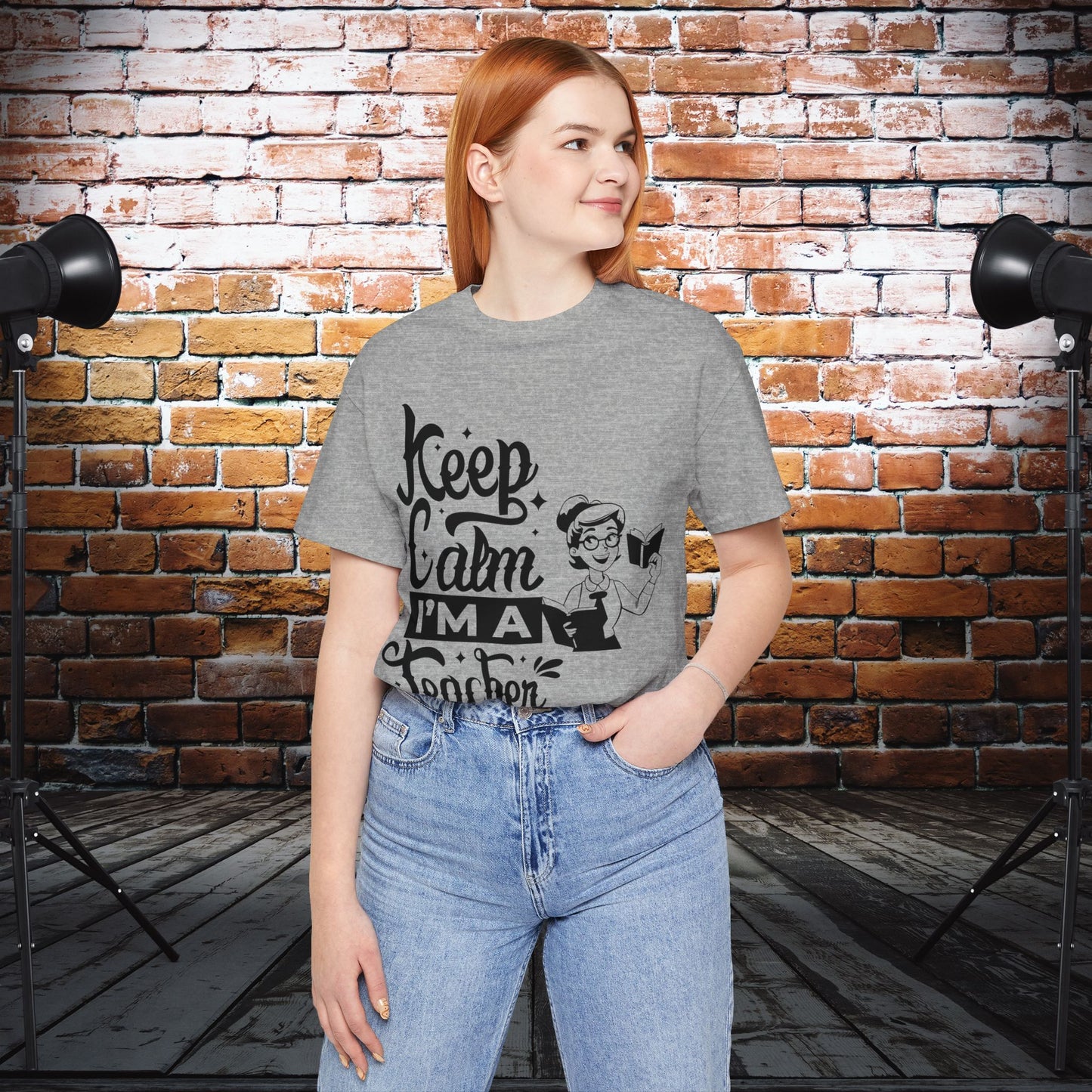 Keep Calm I Am A Teacher T-Shirt, Back To School T-Shirt, Teach Love Inspire Teacher Shirt, Teacher Back To school unisex jersey short sleeve.First Day Vibes T-Shirt.