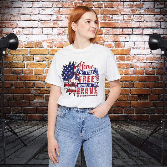 4th of July T-Shirt,  Fourth of July unisex jersey short sleeve.