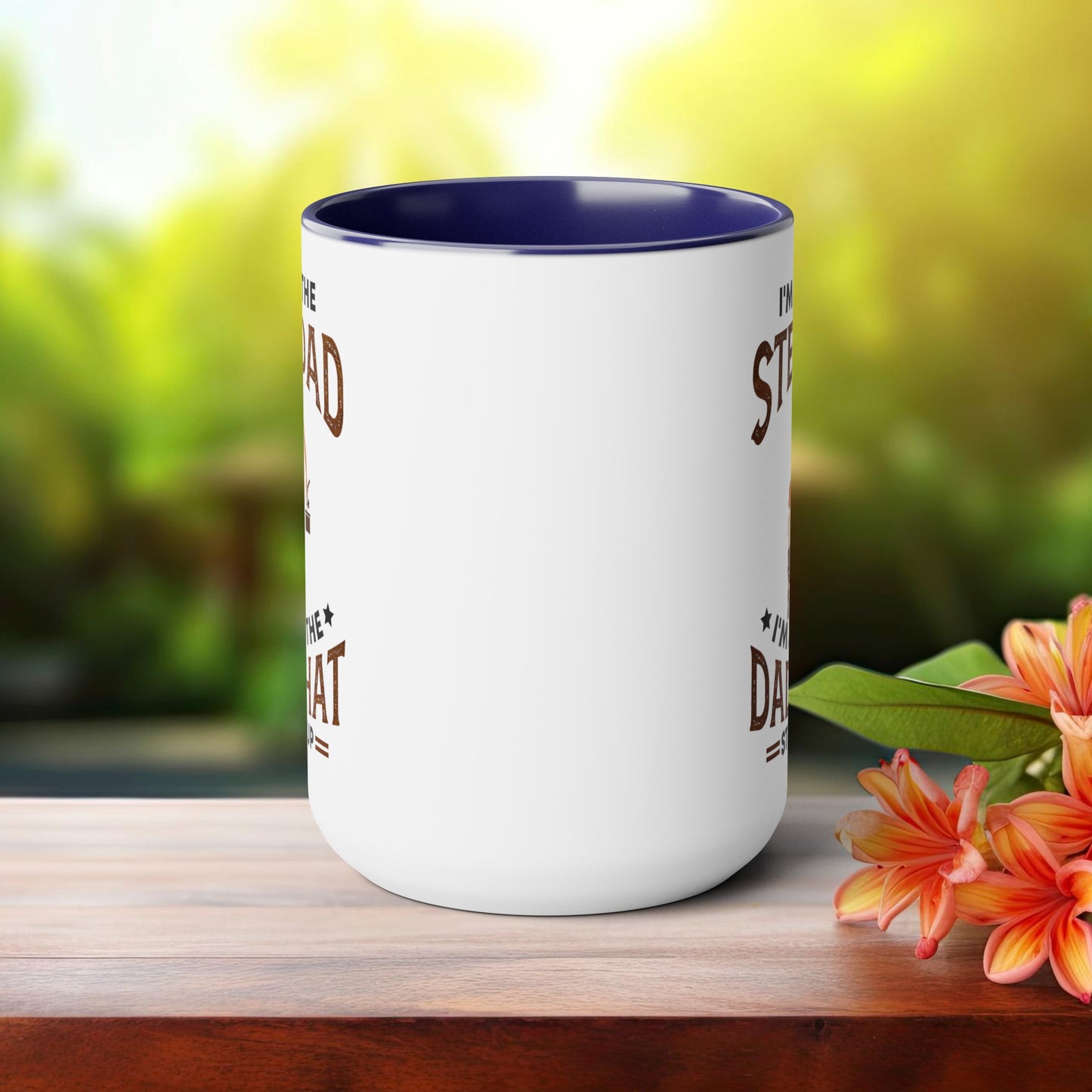 Happy father's dayTow-Tone Coffee Mug.15oz, Gift for Dad, Daddy's Coffee Mug