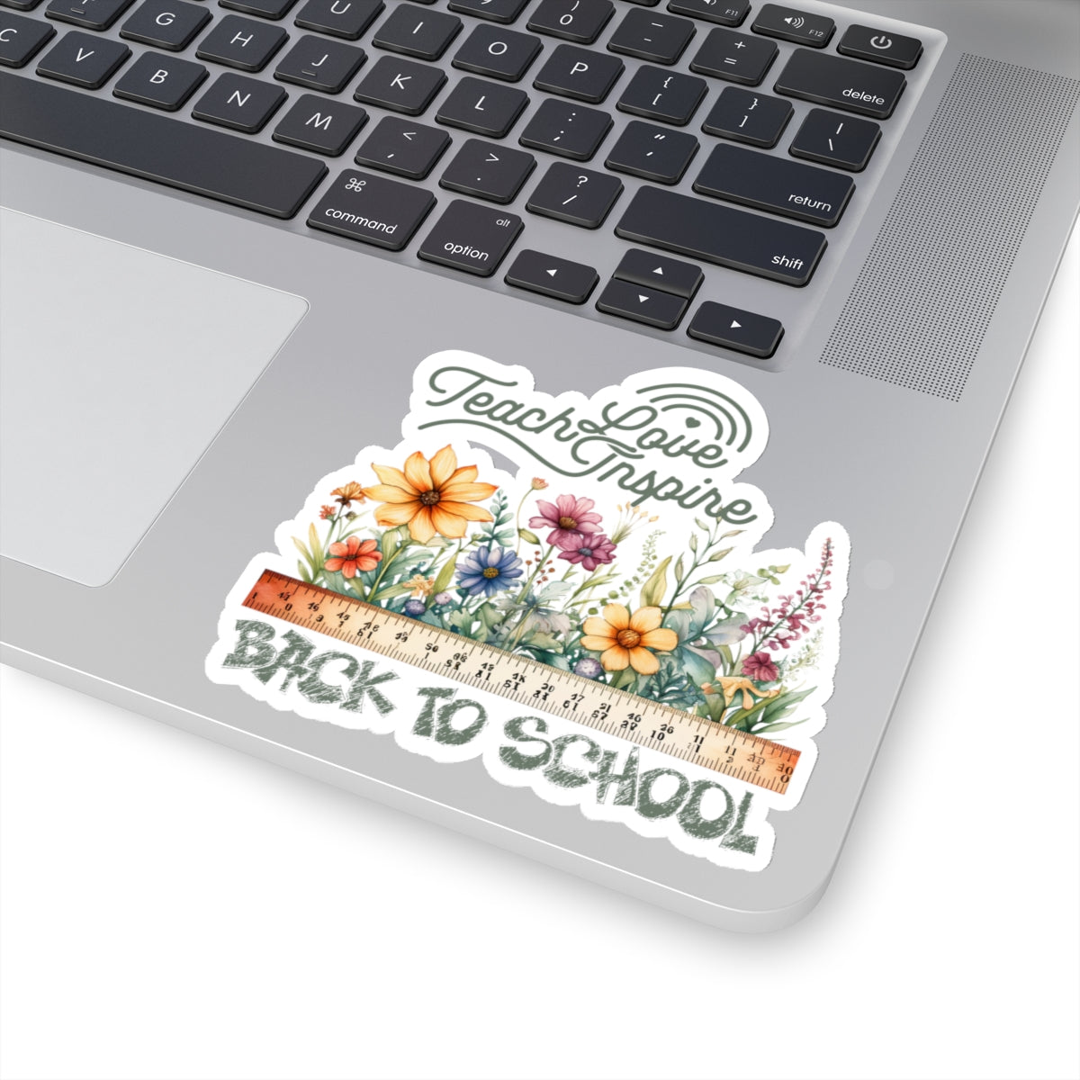 Teach Love Inspire Back To School Kiss-Cut Stickers, First Grade Squad Kiss-Cut Stickers, Gift for First graders, Ready for School, Back to Learning.