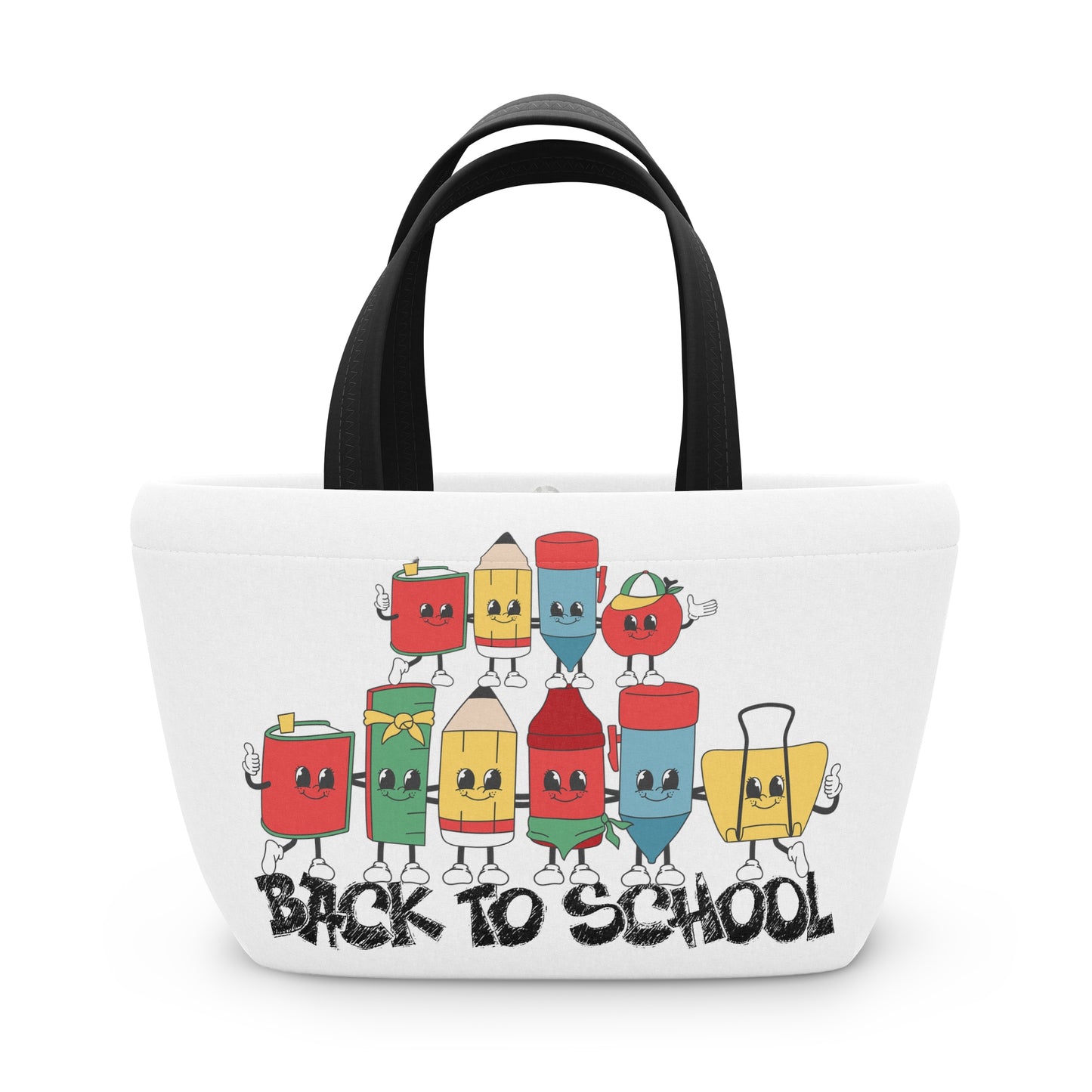 Back To School Lunch Bag, Back to Learning Lunch Bag, Ready for School Lunch Bag.