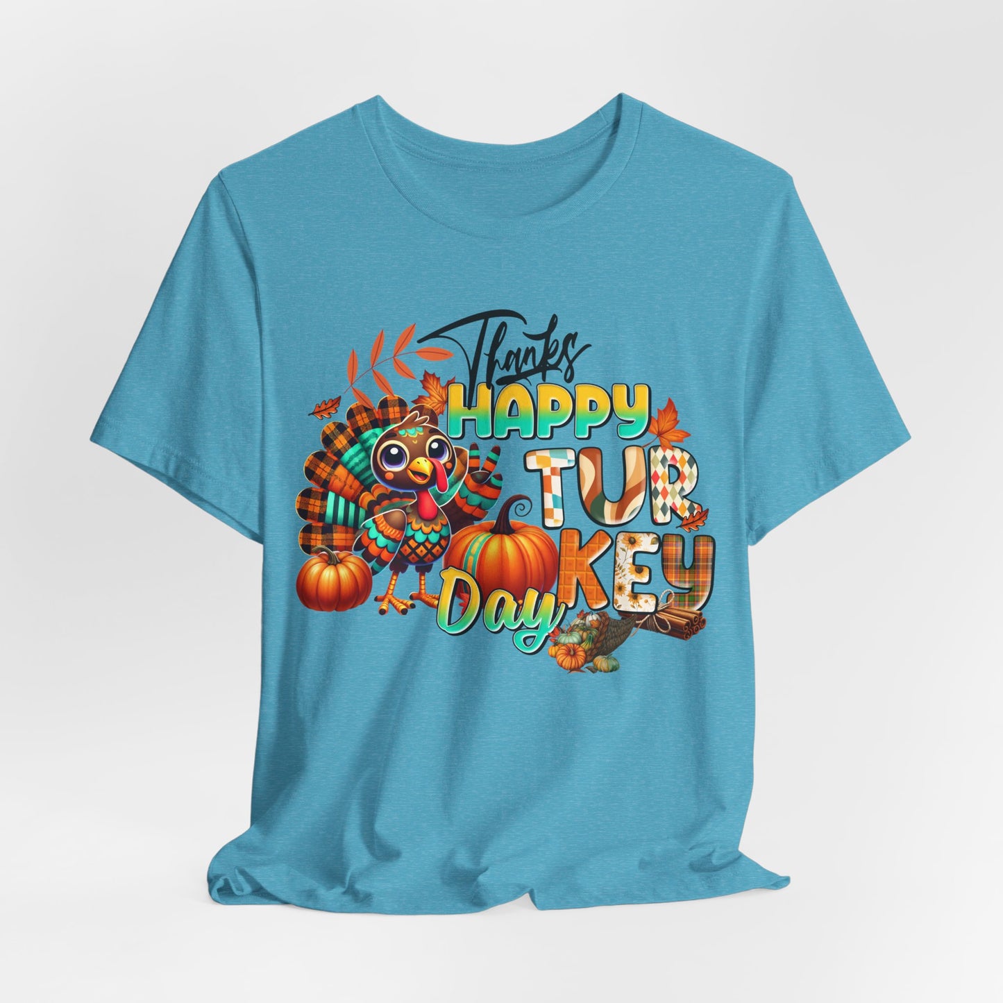 Happy Thanksgiving T-shirt, Happy thanksgiving 2024 T-shirt, Thanksgiving Gift,Turkey Shirt, Family Thanksgiving, Holiday Outfit.