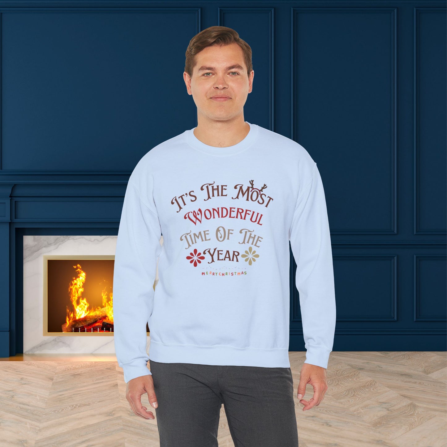 It's The Most Wonderful Time Of The Year Sweatshirt - Unisex Heavy Blend, Merry Christmas, Festive, Christmas Gift, Crewneck, merry Christmas Sweatshirt, Christmas Sweatshirt  Christmas Gift, Festive Sweatshirt.