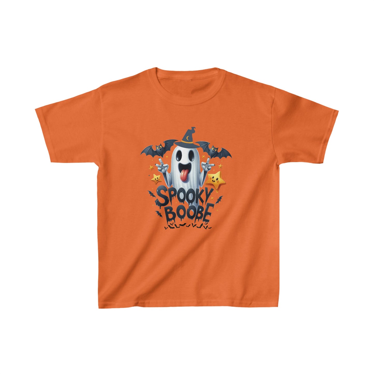 Spooky Boo Kids T-Shirt, Happy Halloween Kids Shirt, Spooky Halloween Kids Heavy Cotton™ Tee, Spooky Season Kids Shirt, Spooky Vibes Shirt, Trick Or Treat Cotton T-Shirt.