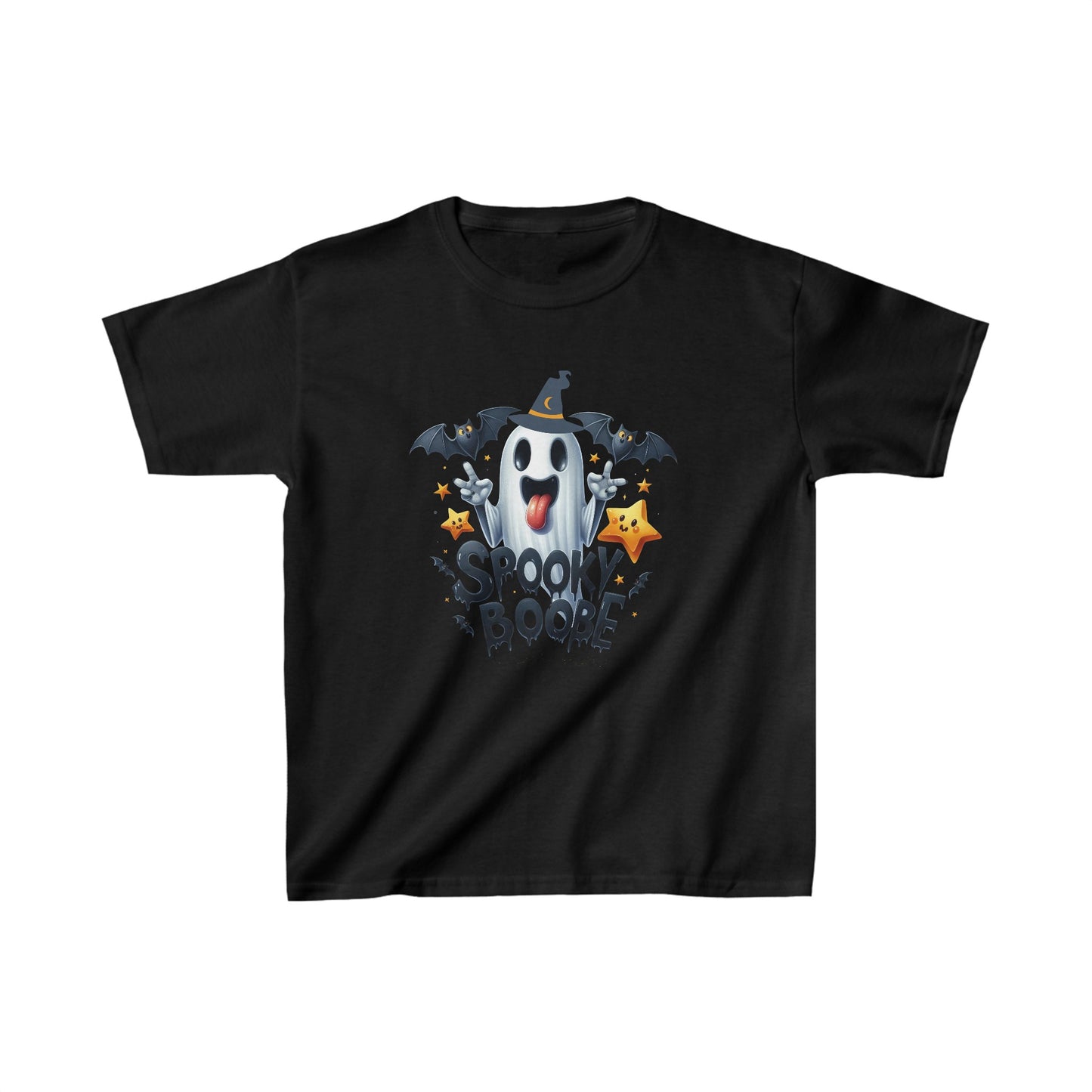 Spooky Boo Kids T-Shirt, Happy Halloween Kids Shirt, Spooky Halloween Kids Heavy Cotton™ Tee, Spooky Season Kids Shirt, Spooky Vibes Shirt, Trick Or Treat Cotton T-Shirt.