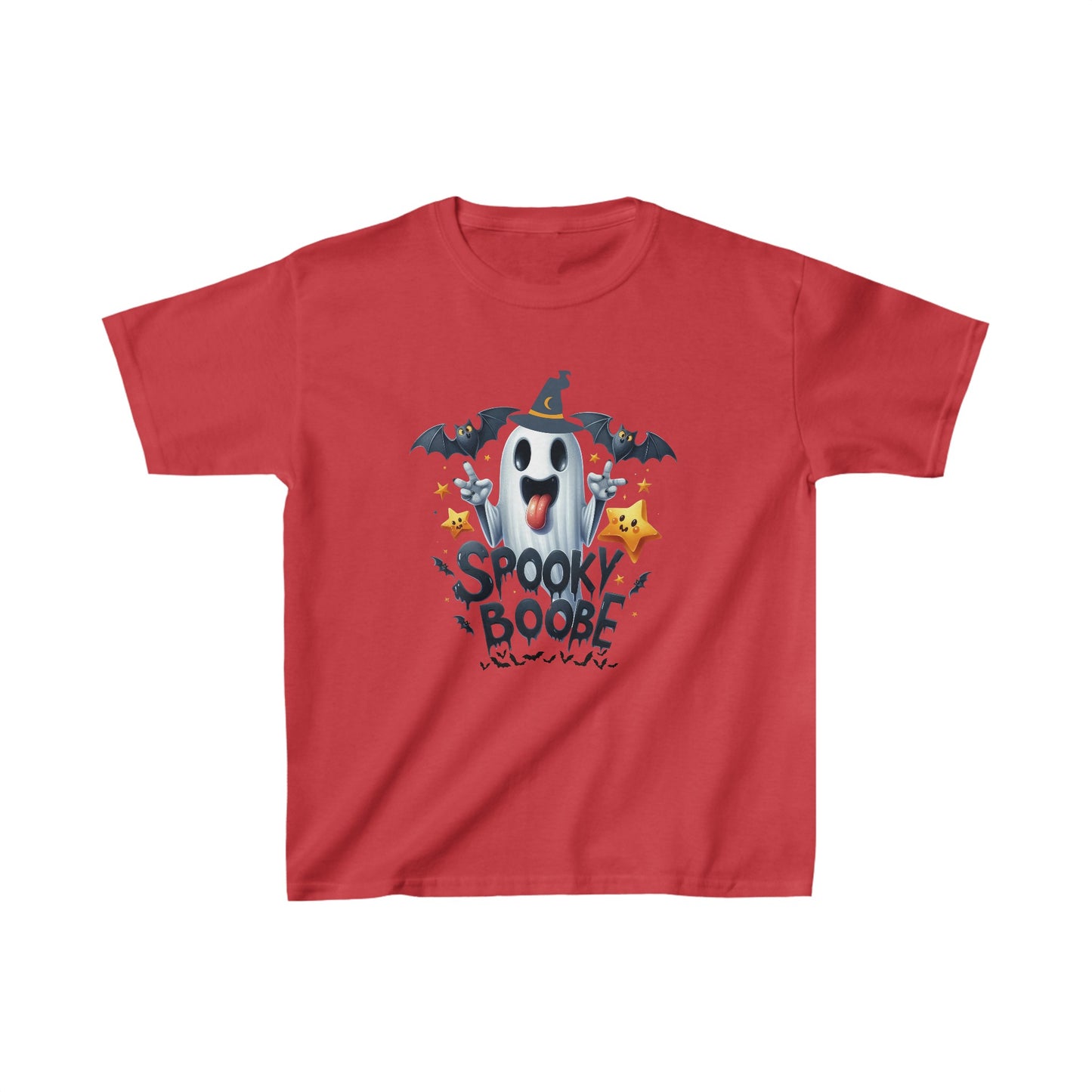 Spooky Boo Kids T-Shirt, Happy Halloween Kids Shirt, Spooky Halloween Kids Heavy Cotton™ Tee, Spooky Season Kids Shirt, Spooky Vibes Shirt, Trick Or Treat Cotton T-Shirt.