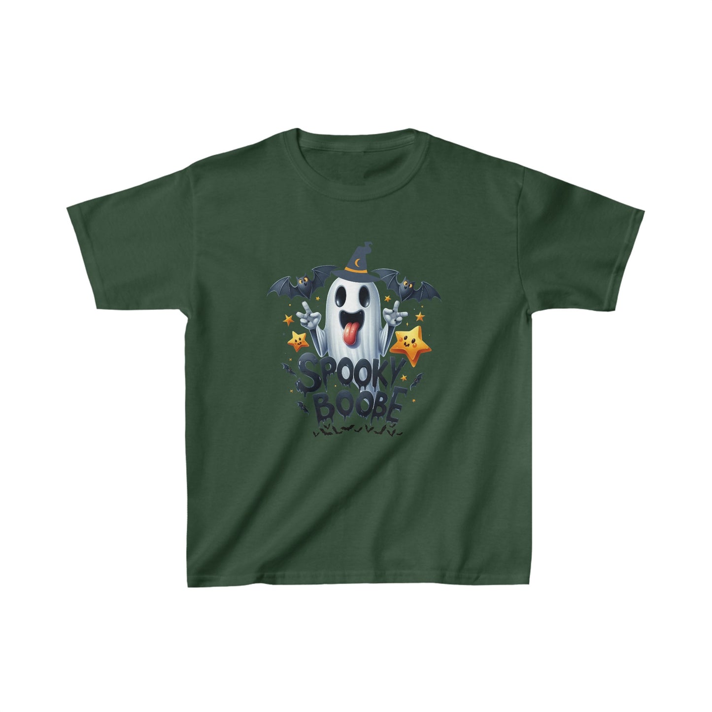 Spooky Boo Kids T-Shirt, Happy Halloween Kids Shirt, Spooky Halloween Kids Heavy Cotton™ Tee, Spooky Season Kids Shirt, Spooky Vibes Shirt, Trick Or Treat Cotton T-Shirt.