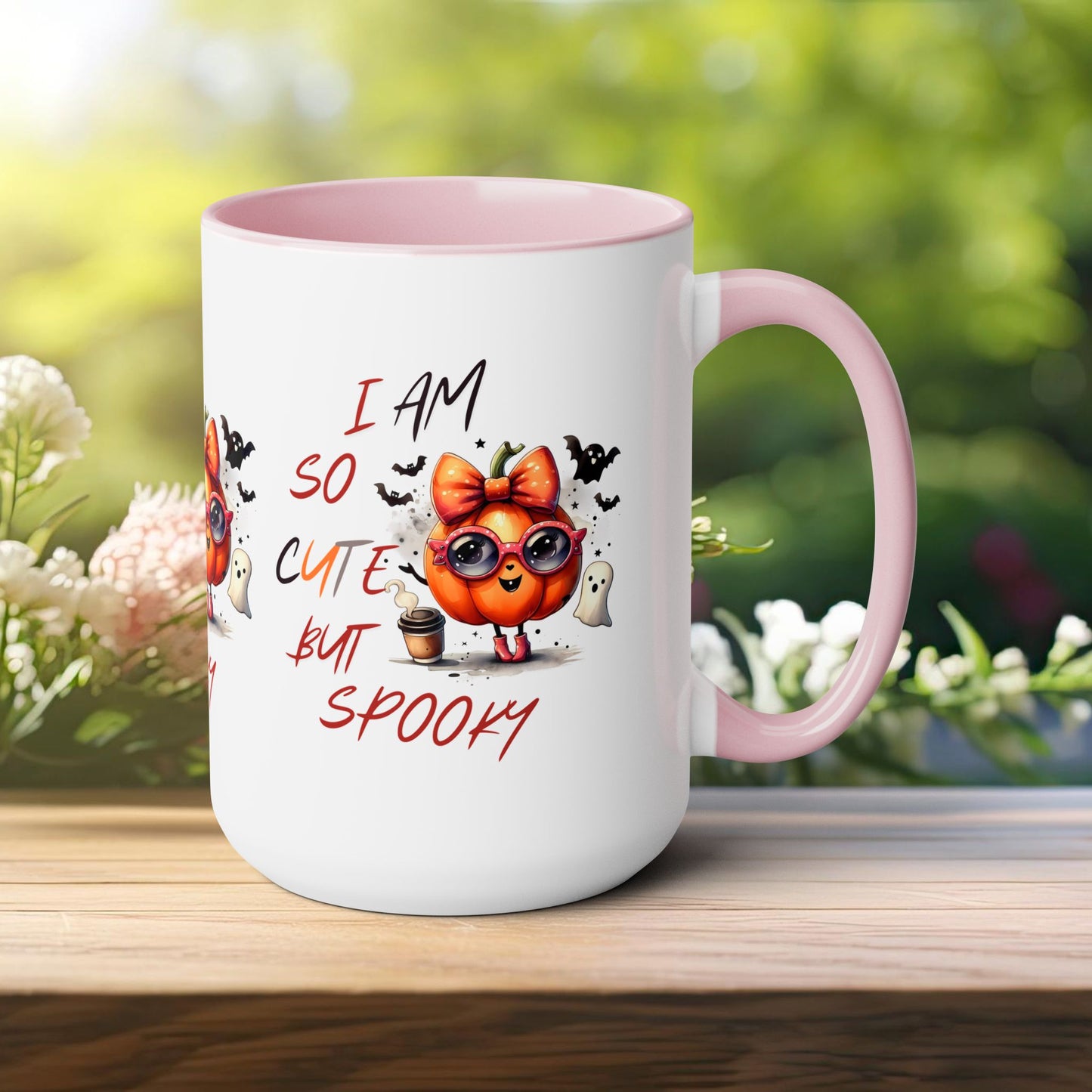 I Am So Cute But Spooky Halloween Coffee Mug,  Let's Go Halloween Coffee Mug, Trick or Treat Halloween Coffee Mug, Cute Skeleton Coffee Mug, Spooky Season Halloween Coffee Mug.