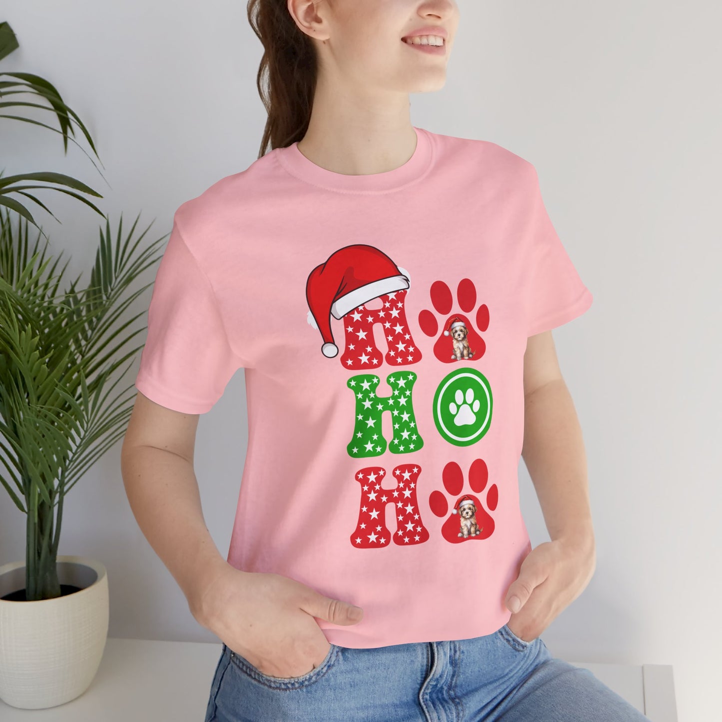 HO HO HO Unisex Tee, Christmas Shirt, Christmas Outfit, Merry Christmas T-shirt, Merry Christmas 2024 T-shirt, Christmas Gift, Family Holiday Outfit.