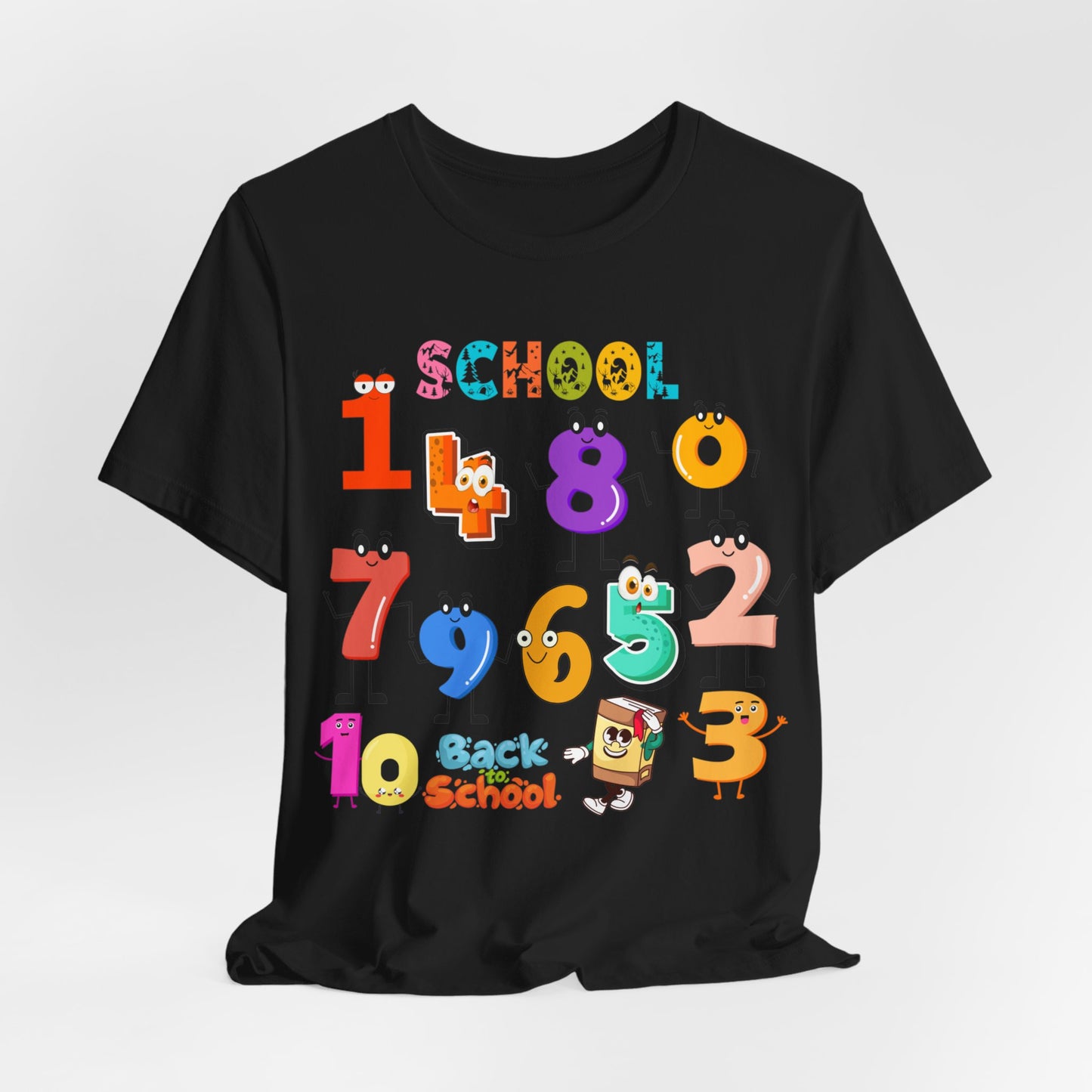 1 2 3 Back To School T-Shirt, Love Teach Inspire T-Shirt, Back To School T-Shirt, Teacher Back To school unisex jersey short sleeve.First Day Vibes T-Shirt.