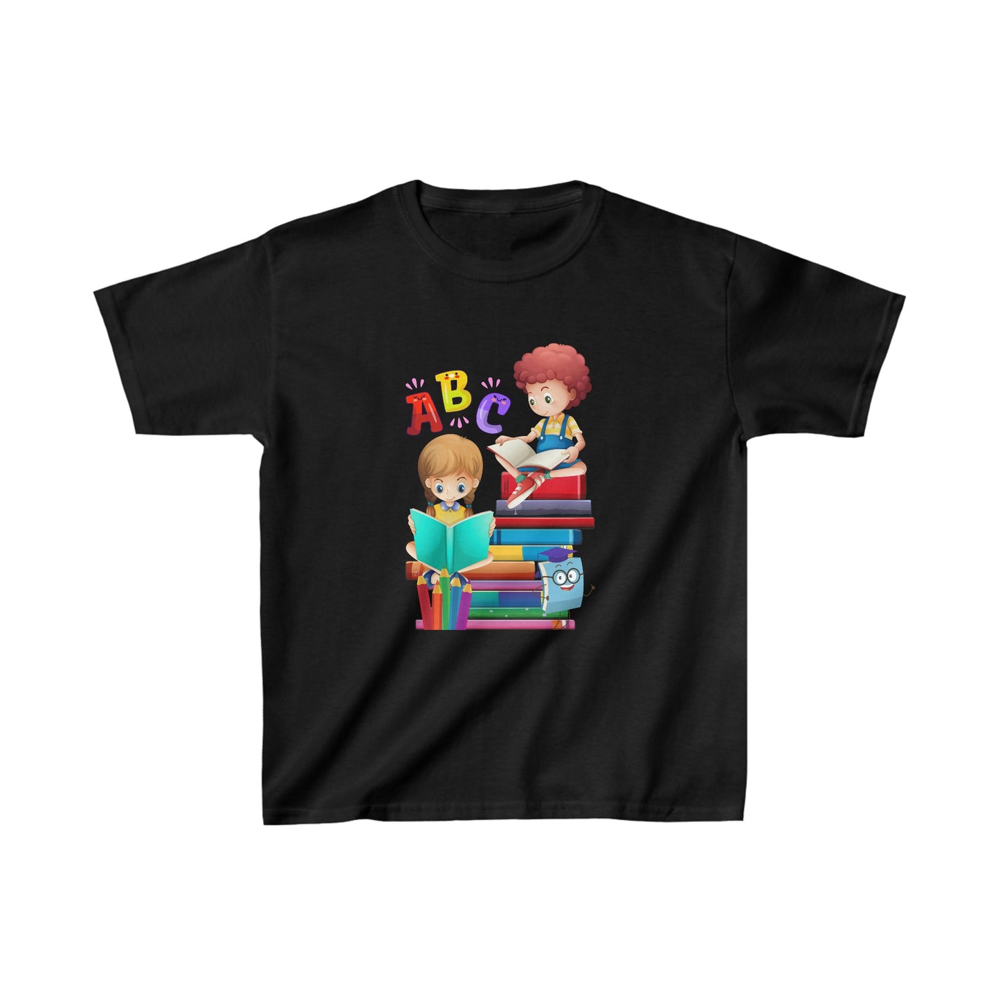 Back To School Kids Heavy Cotton™ Tee, Back to school Kids Shirt, 1st Day Of School Shirt, Back To School Cotton T-Shirt.