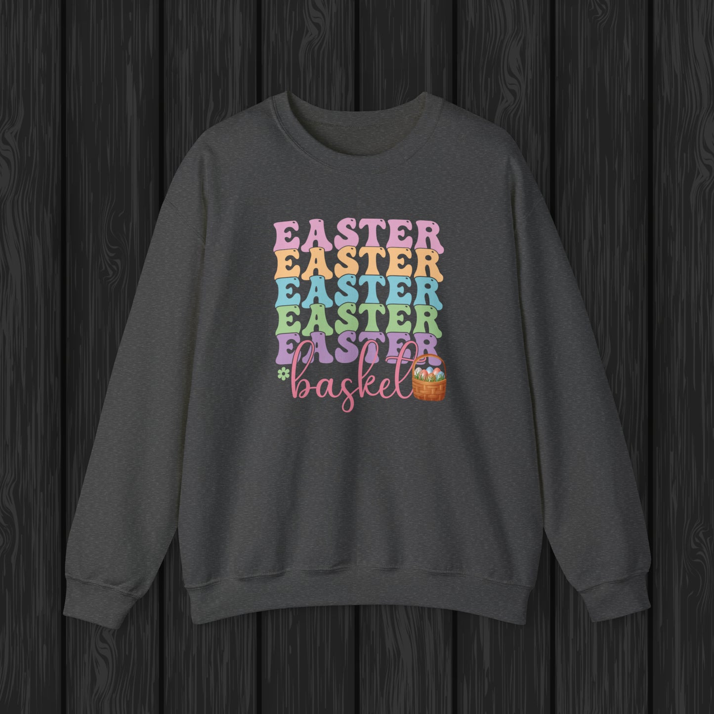 Easter Basket Unisex Crewneck Sweatshirt