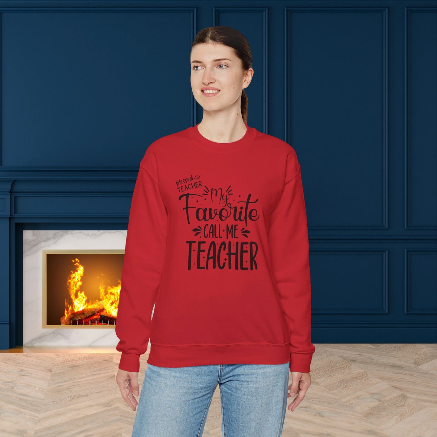 We Love Teachers Sweatshirt, Back To school unisex heavy blend crewneck sweatshirt, Teacher Back To school  Sweatshirt. First Day Vibes Sweatshirt.