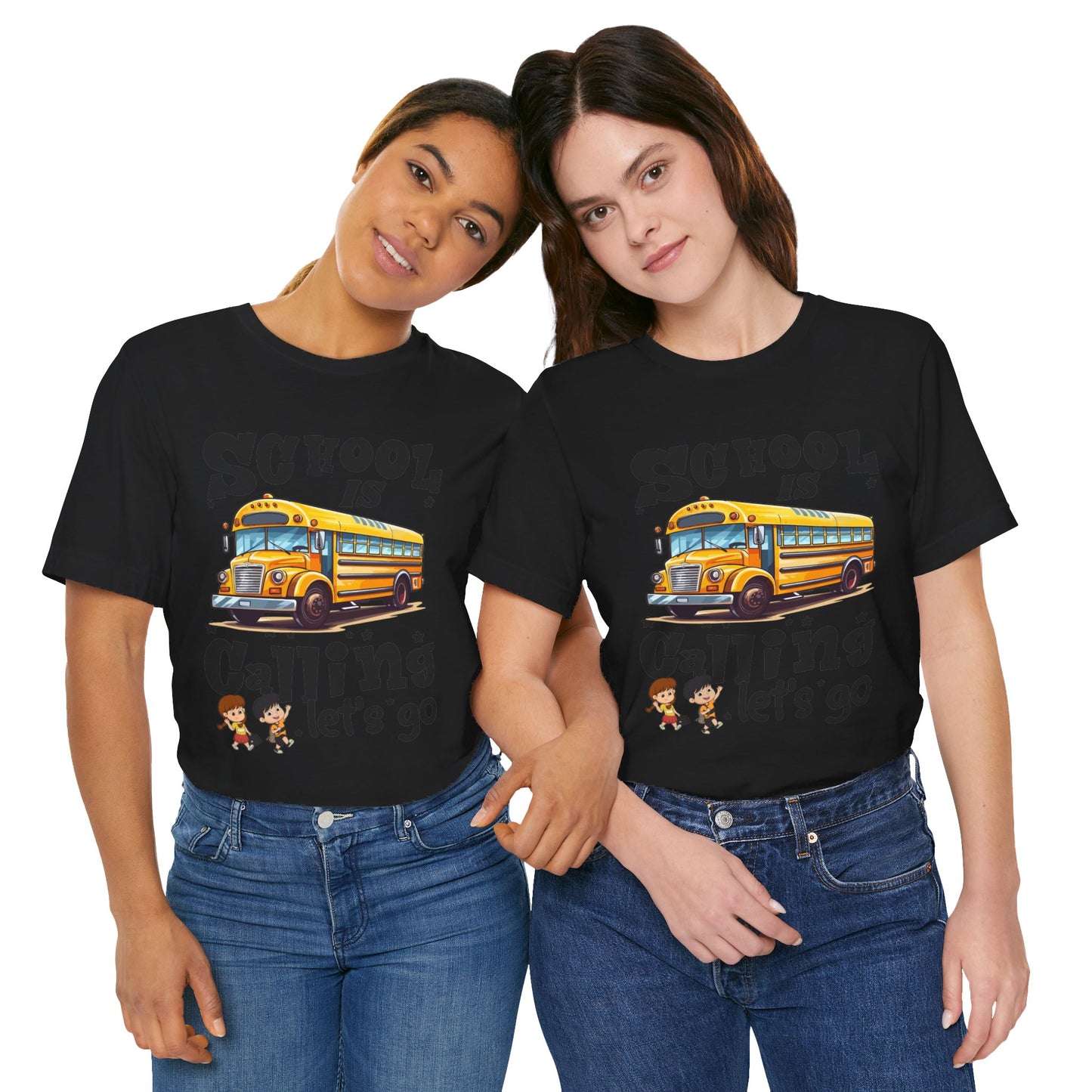 School Is calling T-shirt, First Day Of School T-Shirt, Teacher Back To school unisex jersey short sleeve.First Day Vibes T-Shirt.