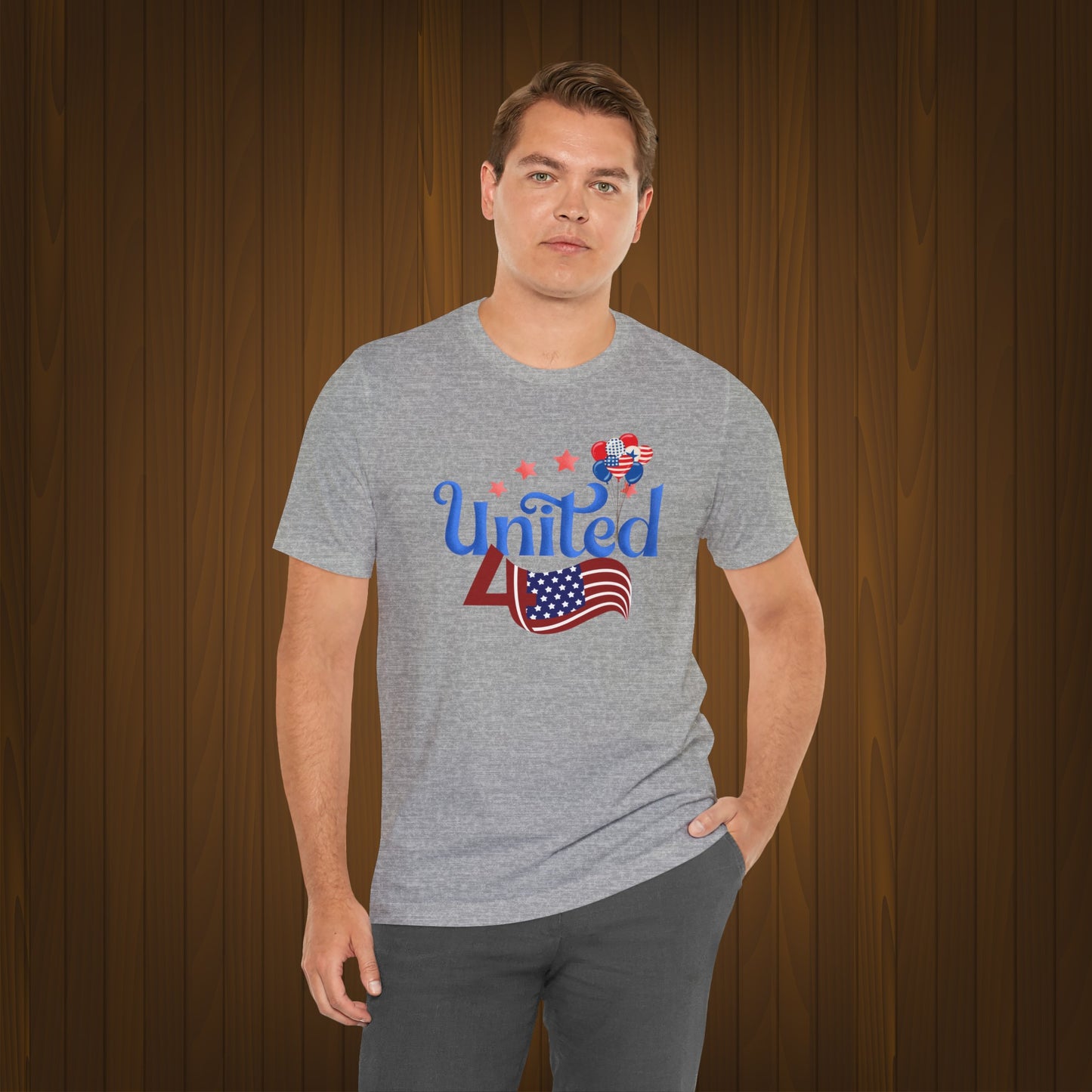 4th Of July T-shirt, United Fourth of July T-Shirt, Fourth of July Unisex Jersey Short Sleeve Tee.