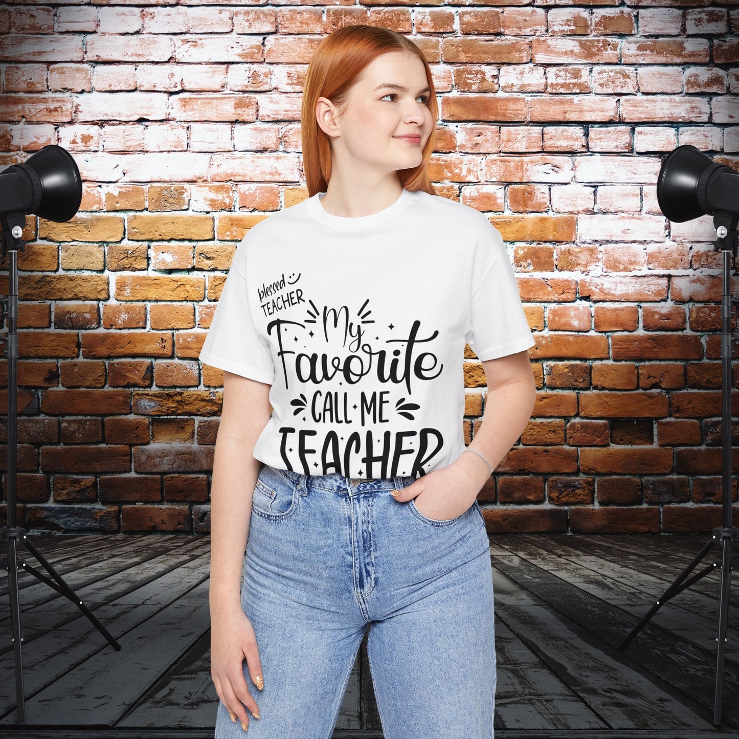 My Favorite Call Me Teacher T-shirt, Hello Teacher T-Shirt, Back To School T-Shirt, Teach Love Inspire Teacher Shirt, Teacher Back To school unisex jersey short sleeve.First Day Vibes T-Shirt.