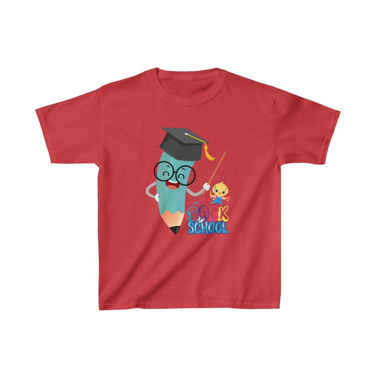 Back To School Kids Heavy Cotton™ Tee, Back to school Kids Shirt, 1st Day Of School Shirt, Back To School Cotton T-Shirt.