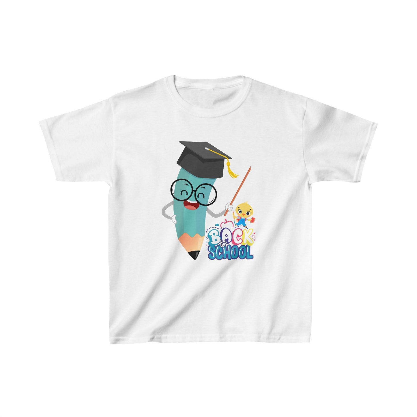 Back To School Kids Heavy Cotton™ Tee, Back to school Kids Shirt, 1st Day Of School Shirt, Back To School Cotton T-Shirt.