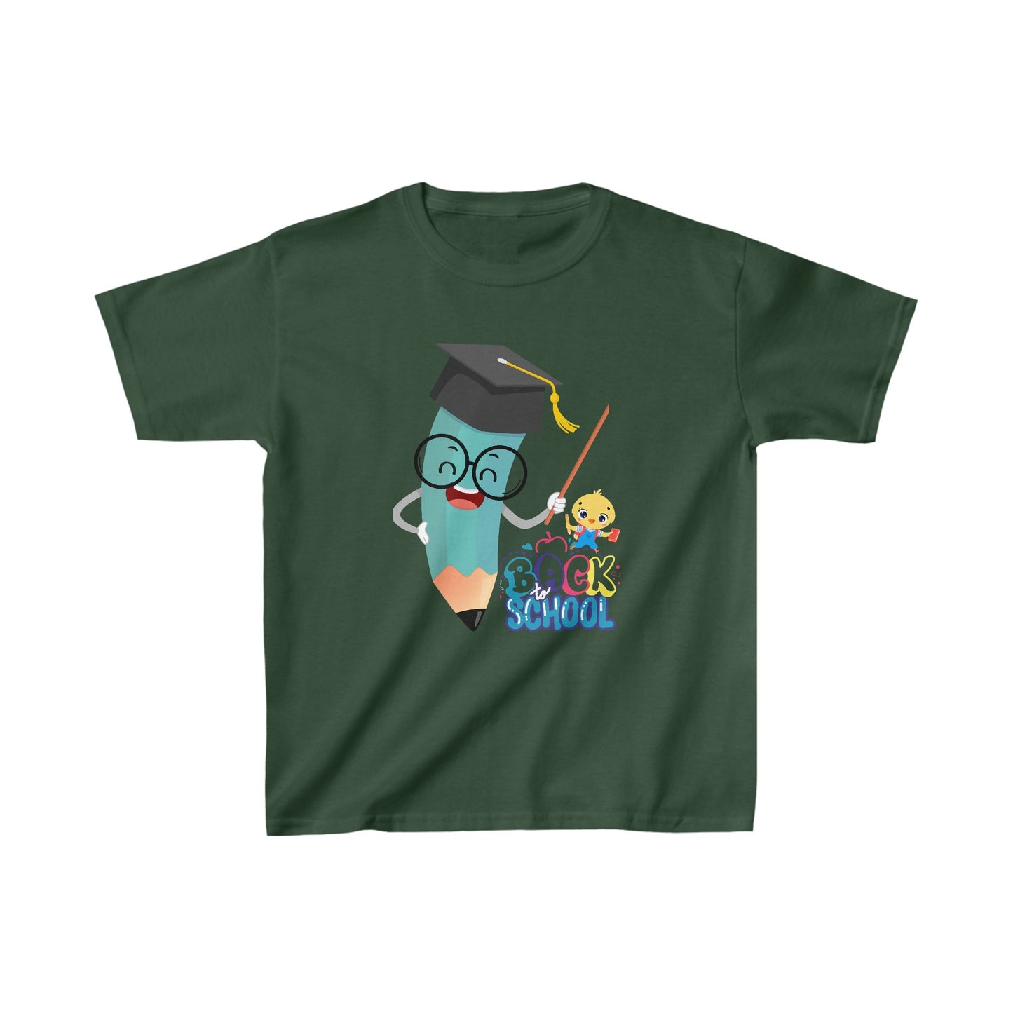 Back To School Kids Heavy Cotton™ Tee, Back to school Kids Shirt, 1st Day Of School Shirt, Back To School Cotton T-Shirt.