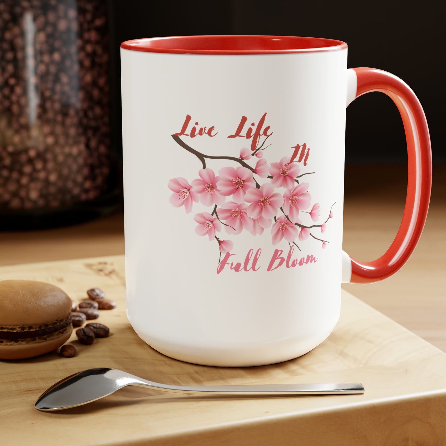 Spring two-Tone Coffee Mugs, 15oz