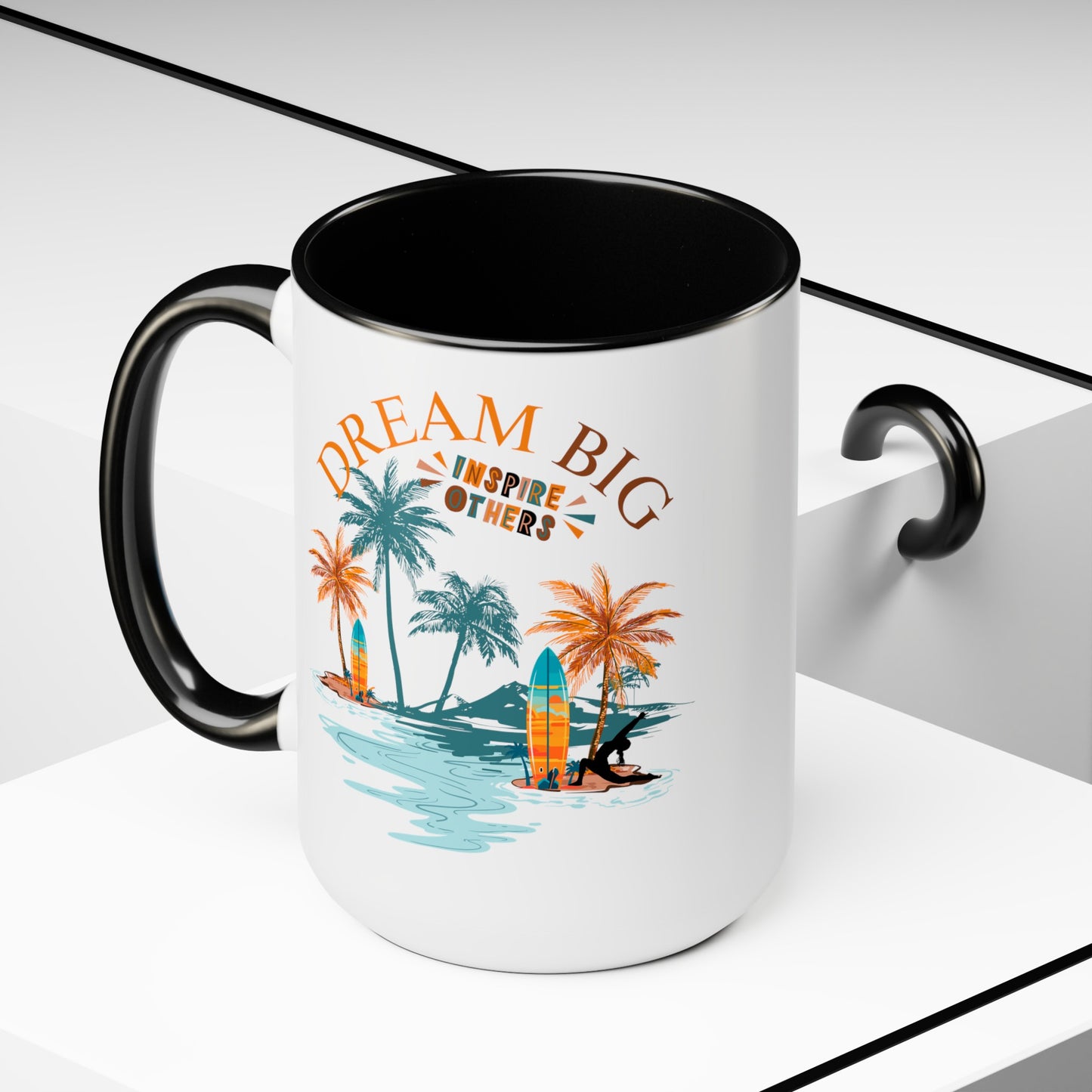 Dream Big Yoga Coffee Mug, Cute Yoga Coffee Mug, Yoga lovers Coffee Mug, Yoga Instructor Gift, Gift For Yoga lover, Gift For Yogi.