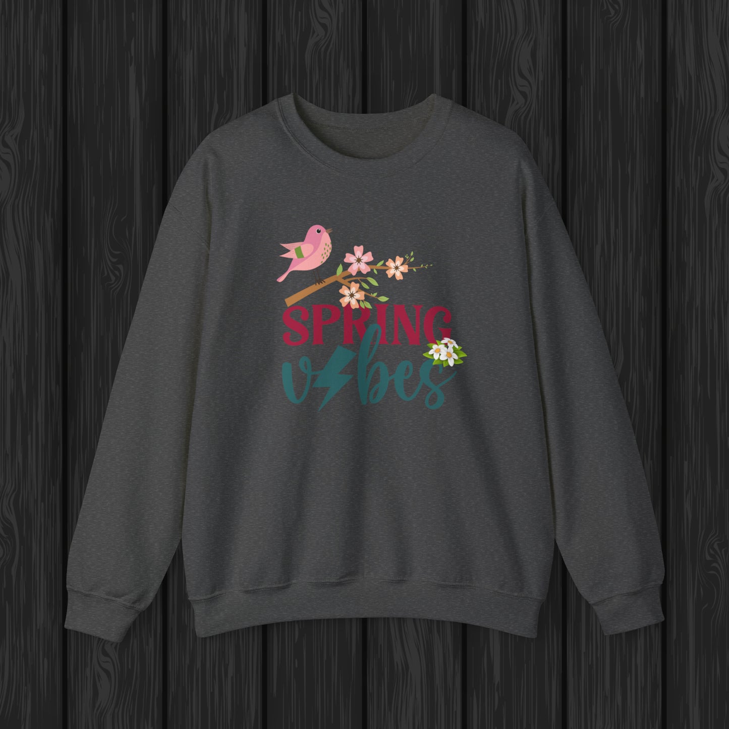 Spring Vibes Unisex Crewneck Sweatshirt