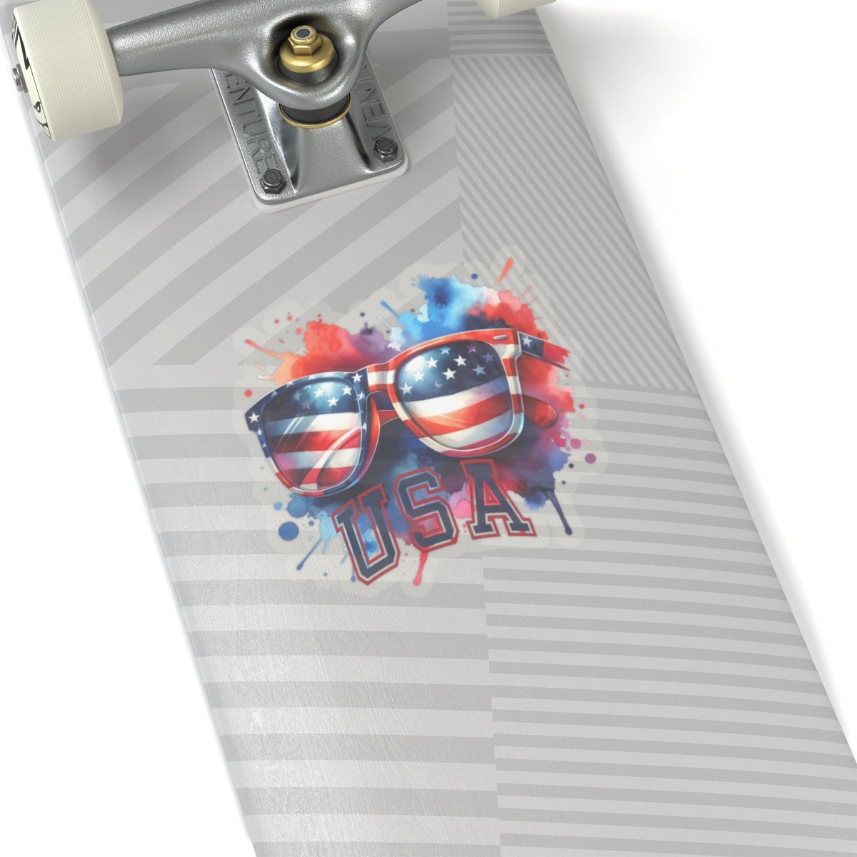 Happy 4th Of July Kiss-Cut Stickers, America, Flag, Peace Love America. Proud To Be An American, Red White Blue stickers. USA Stickers.