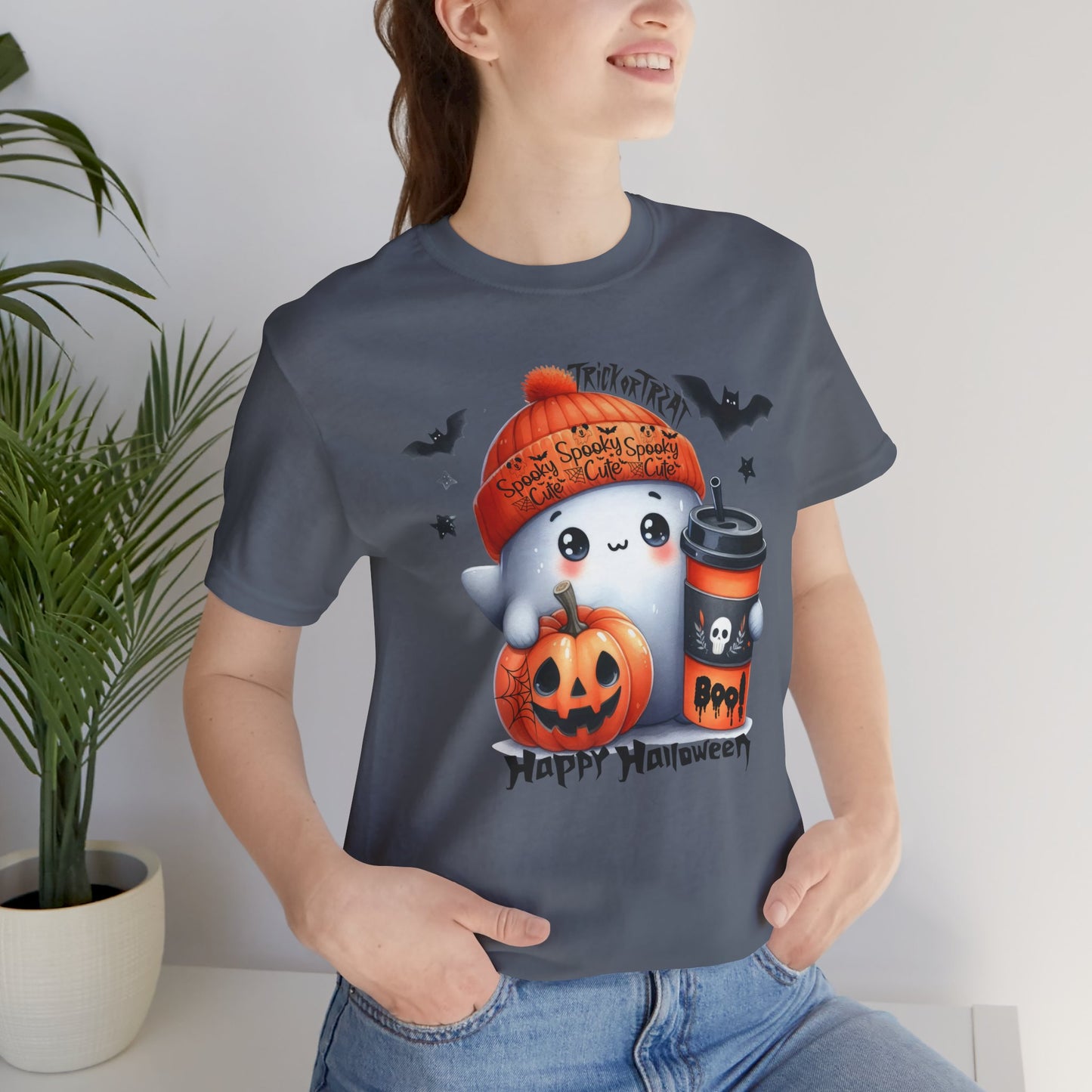 Spooky Cute Halloween T-shirt, Happy Halloween T-shirt, Trick Or Treat T-shirt, Halloween T-shirt, Cool Halloween T-shirt, Spooky T-shirt,