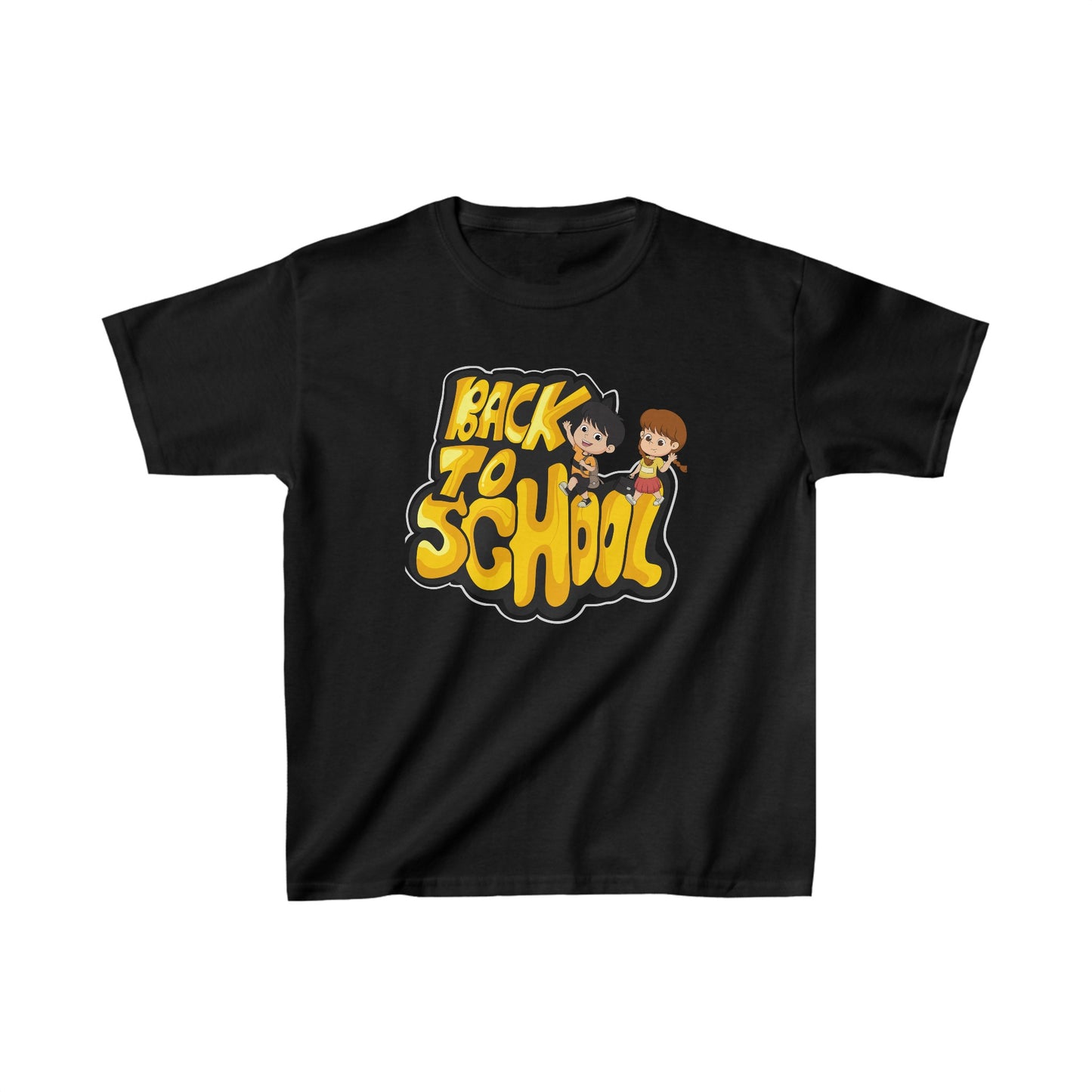 Back To School Kids Heavy Cotton™ Tee, Back to school Kids Shirt, 1st Day Of School Shirt, Back To School Cotton T-Shirt.