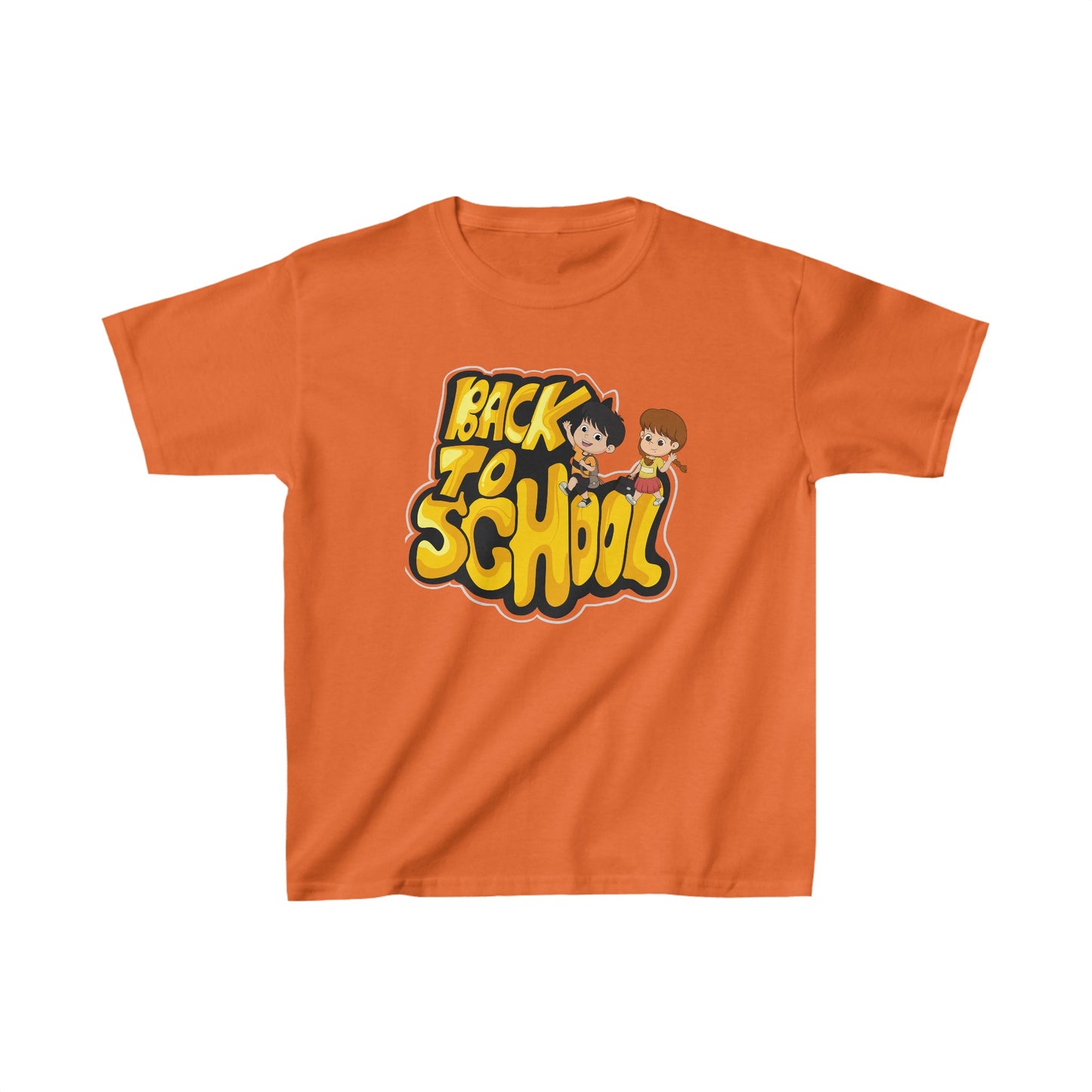 Back To School Kids Heavy Cotton™ Tee, Back to school Kids Shirt, 1st Day Of School Shirt, Back To School Cotton T-Shirt.