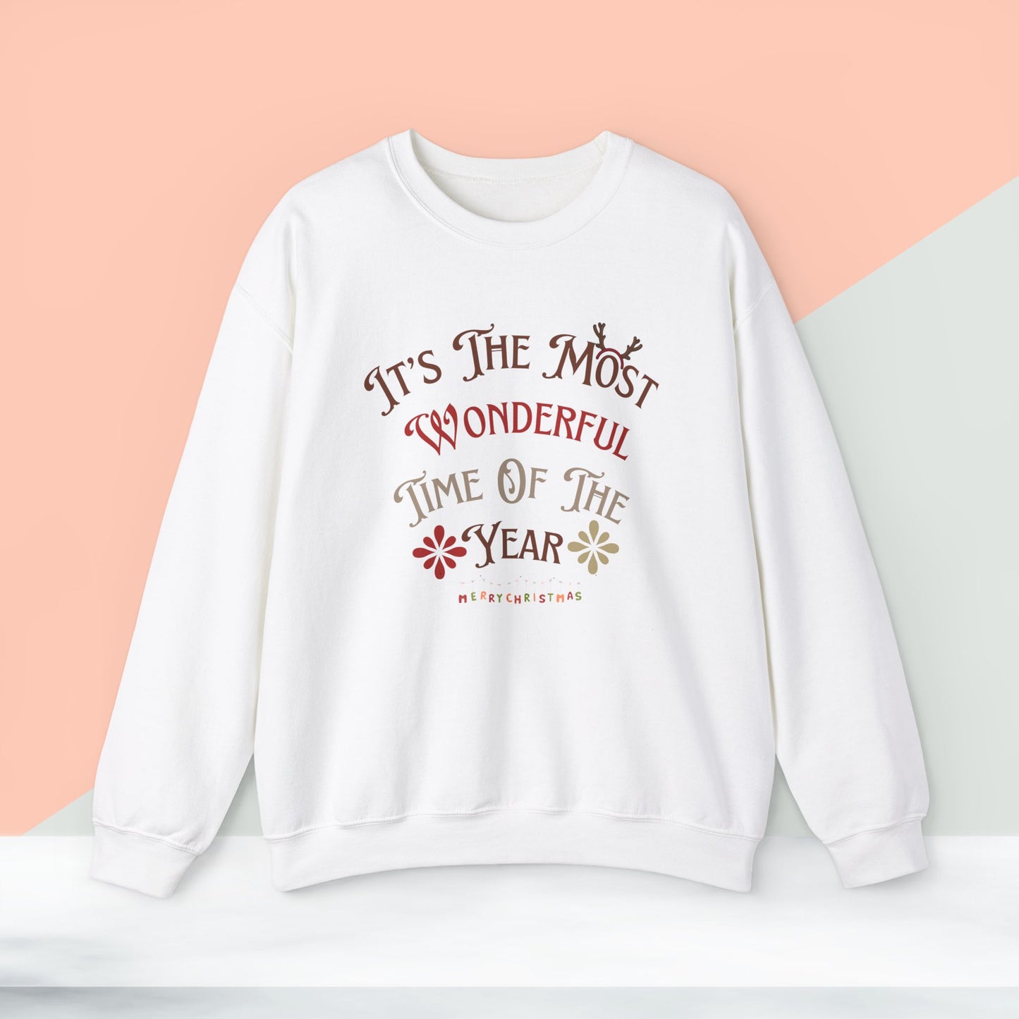 It's The Most Wonderful Time Of The Year Sweatshirt - Unisex Heavy Blend, Merry Christmas, Festive, Christmas Gift, Crewneck, merry Christmas Sweatshirt, Christmas Sweatshirt  Christmas Gift, Festive Sweatshirt.