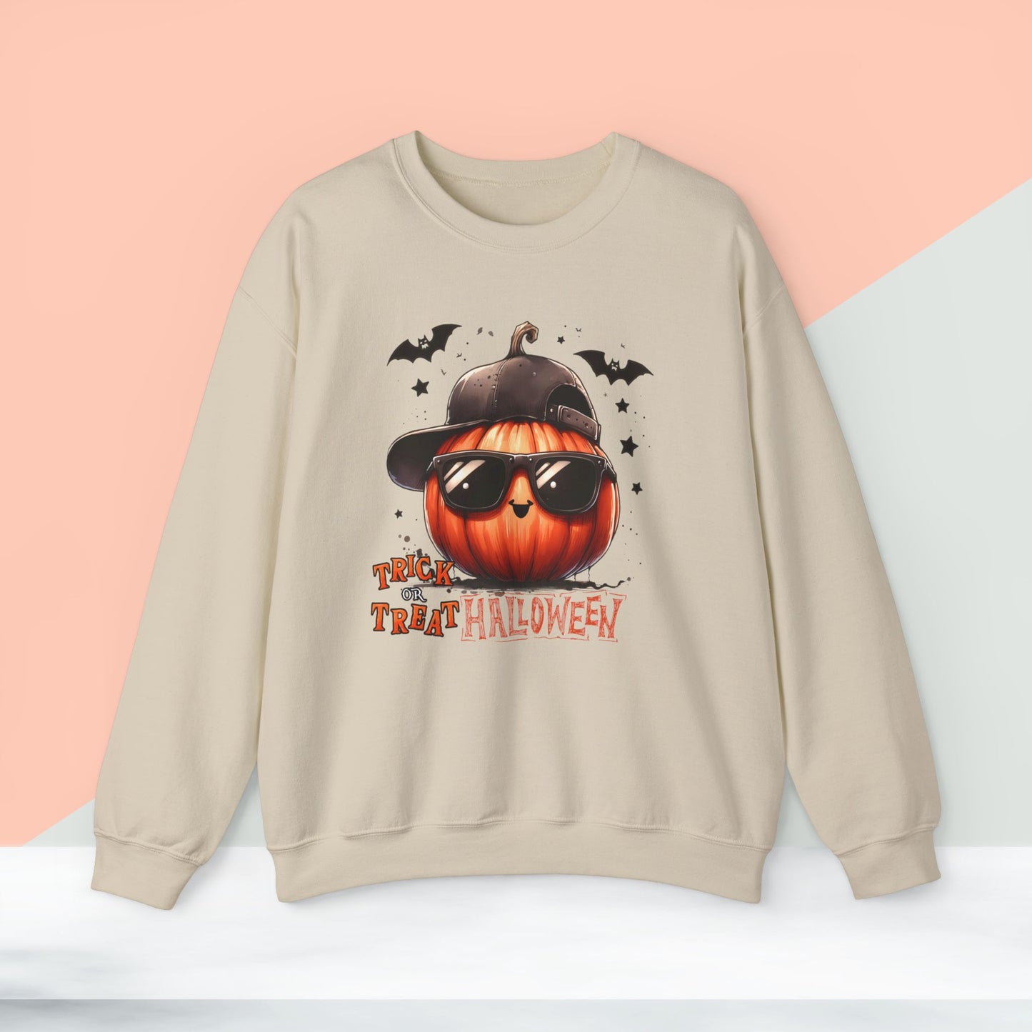 Happy Halloween Sweatshirt, Happy Halloween Sweatshirt - Unisex Heavy Blend Crewneck, Halloween Sweatshirt, Cute Spooky Ghost sweatshirt.