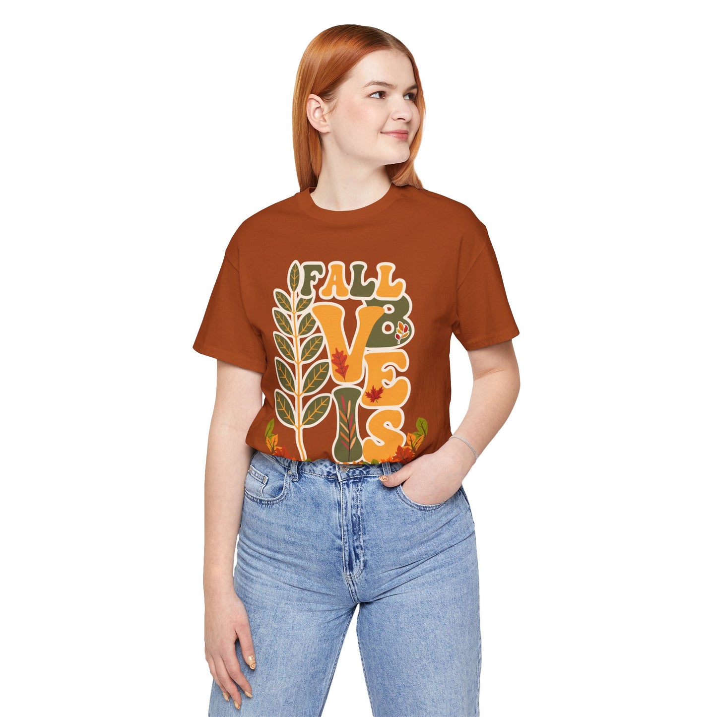 Fall Vibes Thanksgiving T-shirt, Happy thanksgiving 2024 T-shirt, Thanksgiving Gift,Turkey Shirt, Family Thanksgiving, Holiday Outfit. Express Delivery available