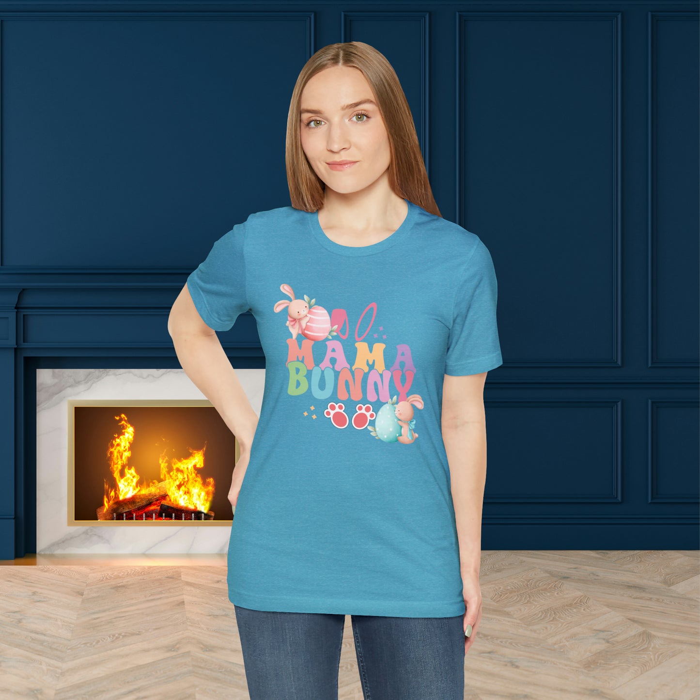 Mama Bunny Unisex Jersey Short Sleeve Tee