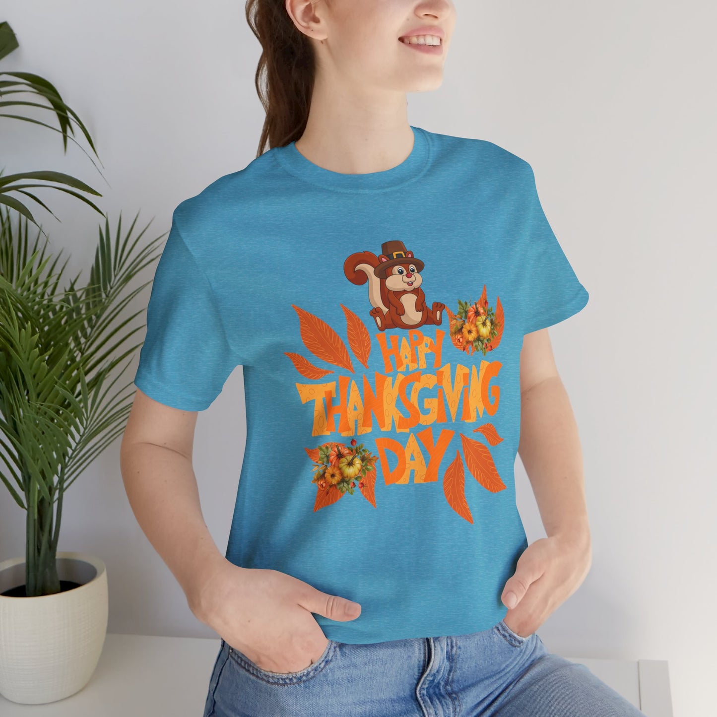 Happy Thanksgiving T-shirt, Happy thanksgiving 2024 T-shirt, Thanksgiving Gift,Turkey Shirt, Family Thanksgiving, Holiday Outfit.