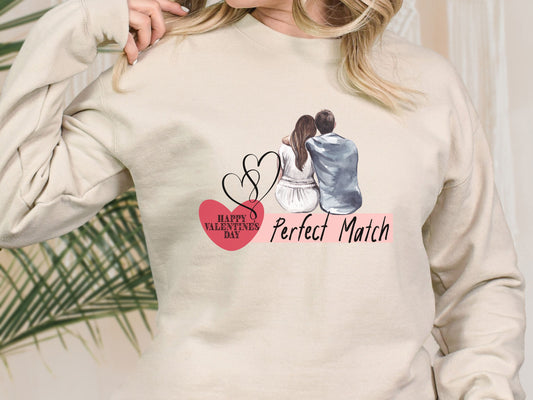 Happy valentines day Unisex Heavy Blend™ Crewneck Sweatshirt