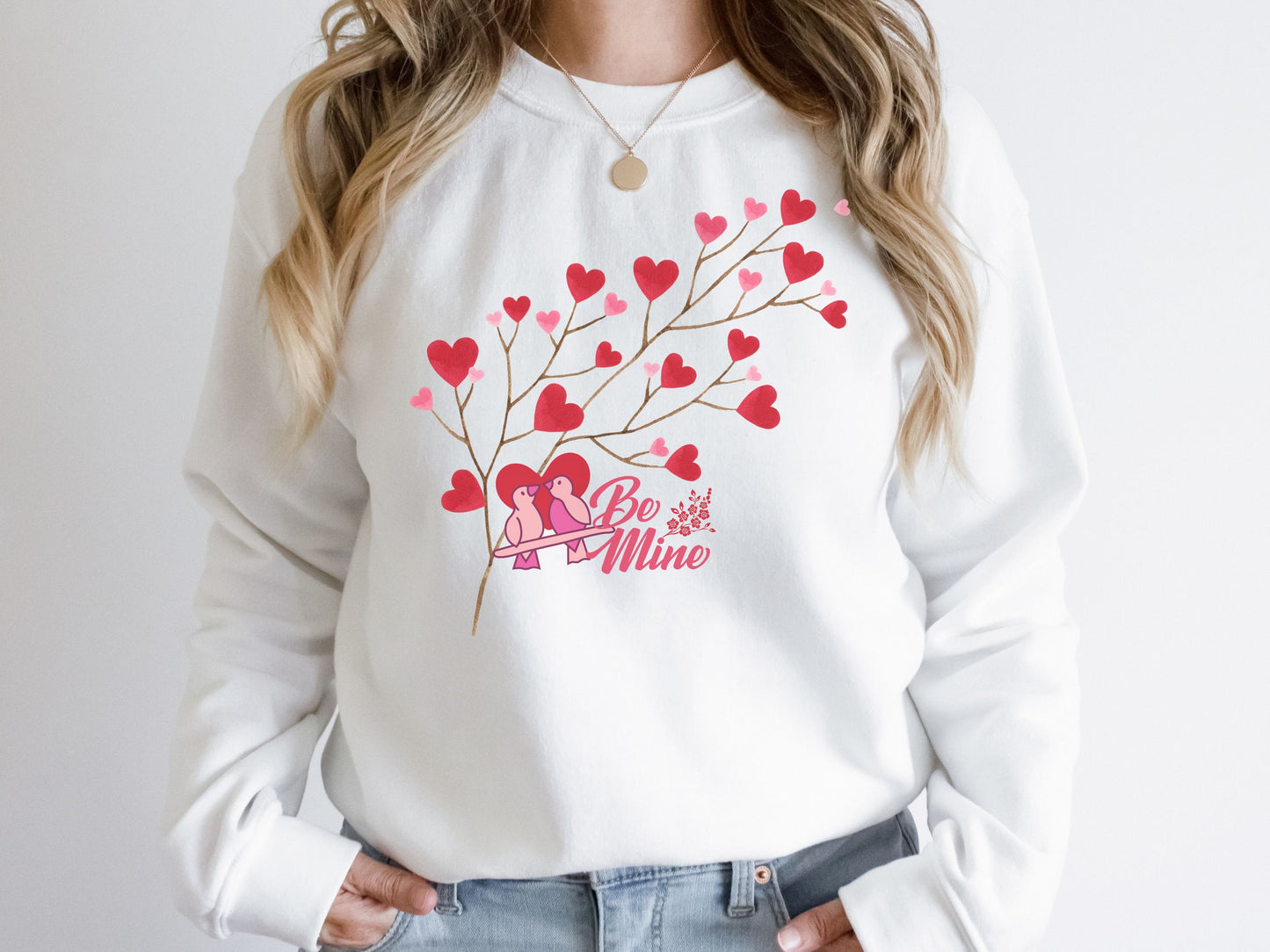 Happy valentines day Unisex Heavy Blend™ Crewneck Sweatshirt